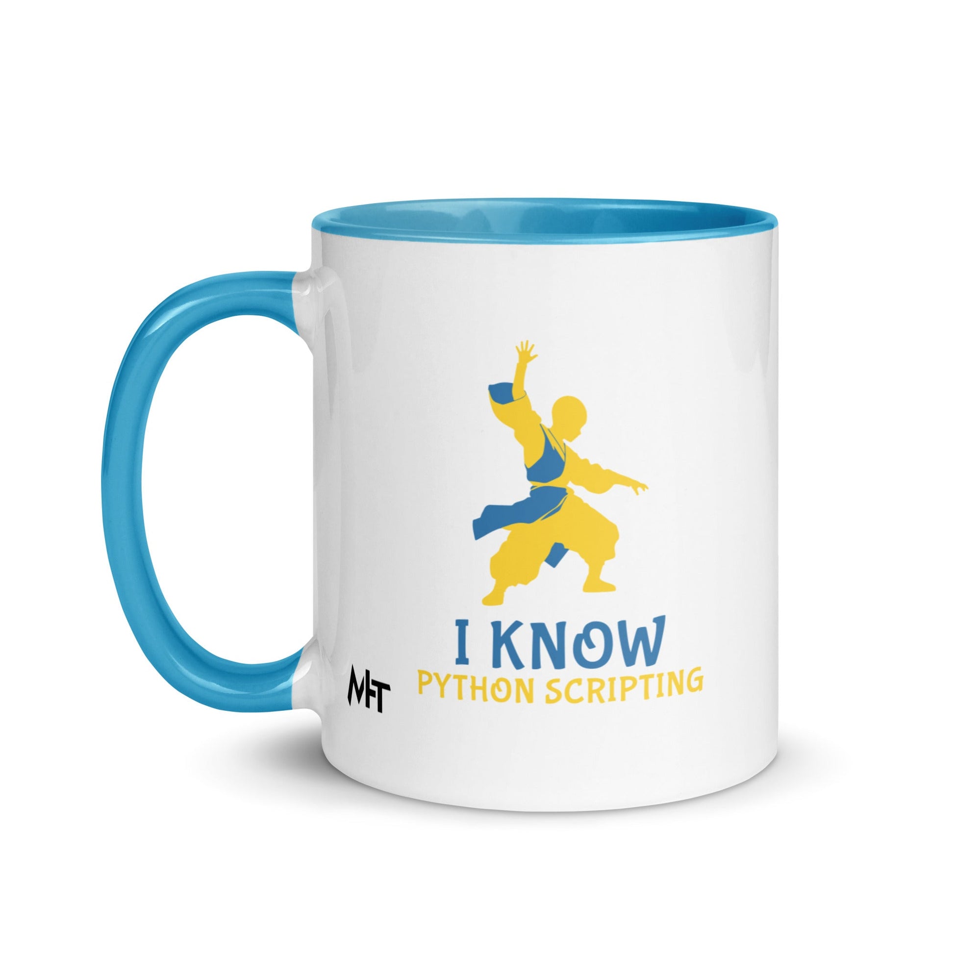 I Know Python Scripting - Mug with Color Inside by DarkByteGear