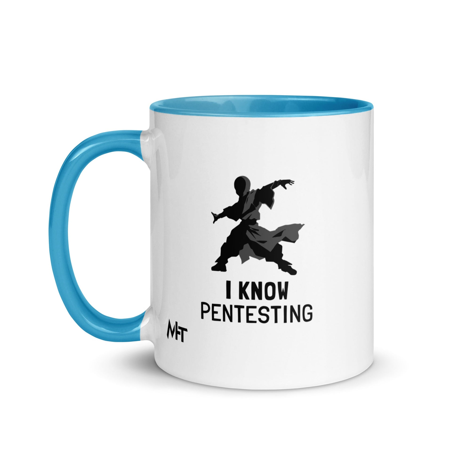 I Know Pentesting - Mug with Color Inside by DarkByteGear