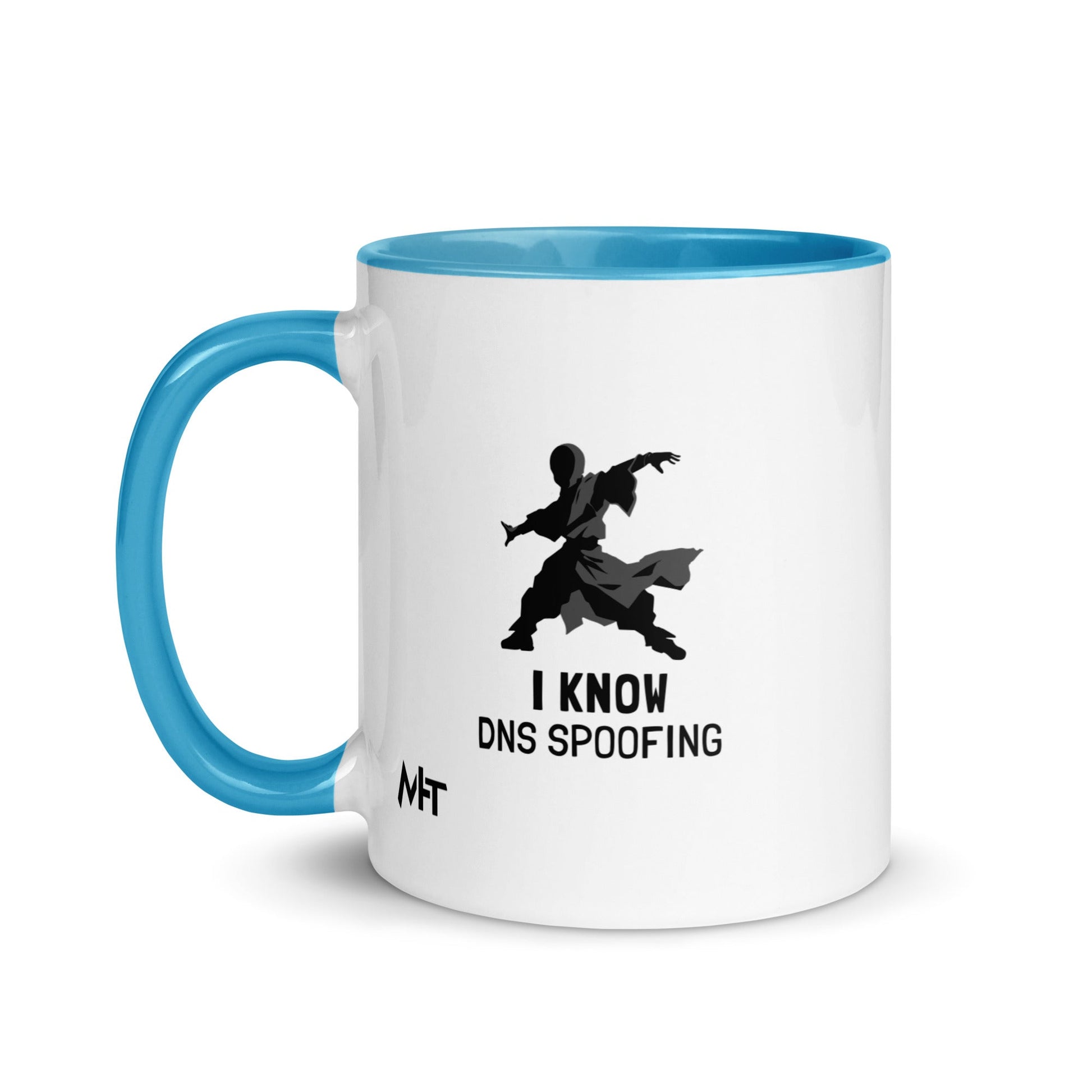 I Know DNS Spoofing - Mug with Color Inside by DarkByteGear
