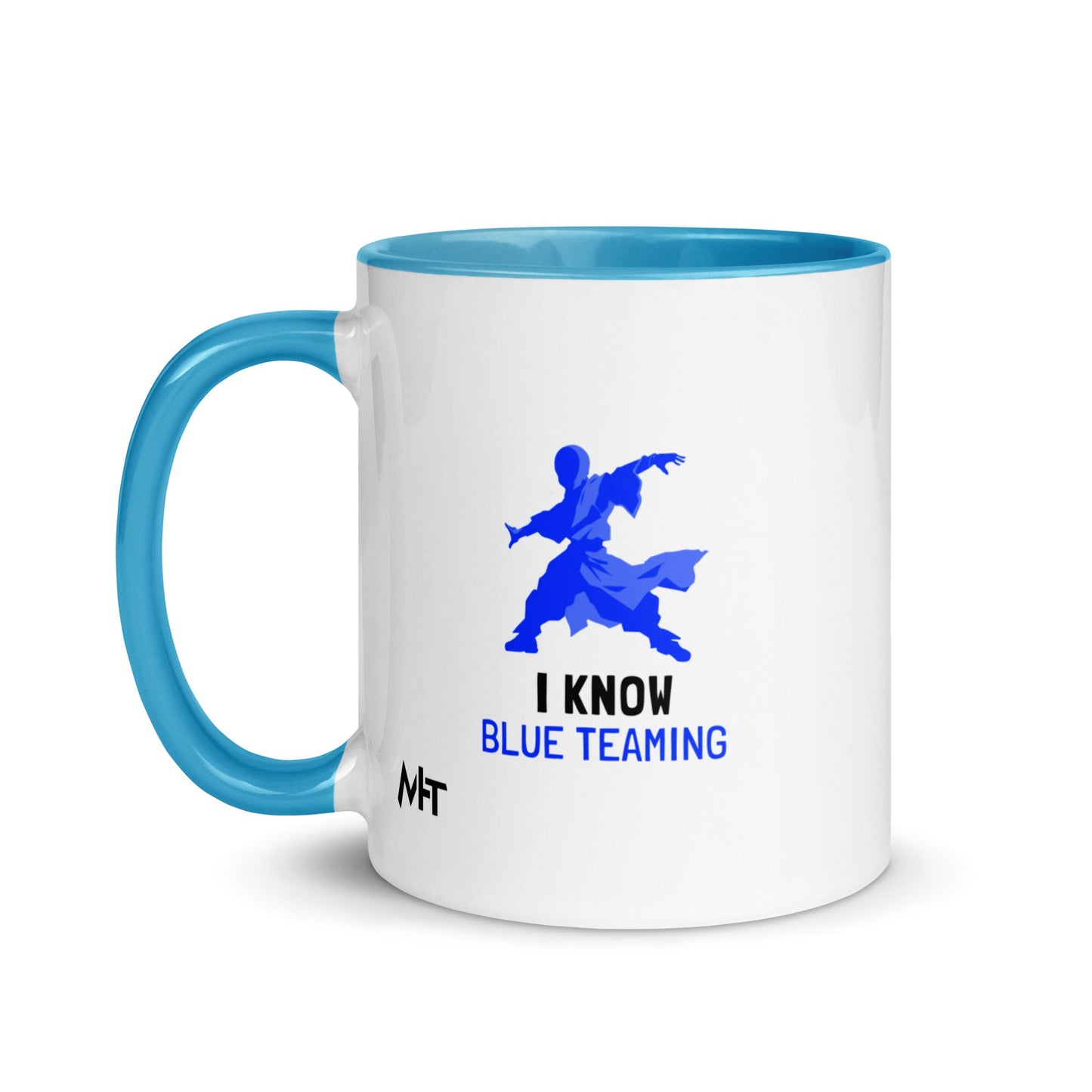 I Know Blue Teaming - Mug with Color Inside by DarkByteGear