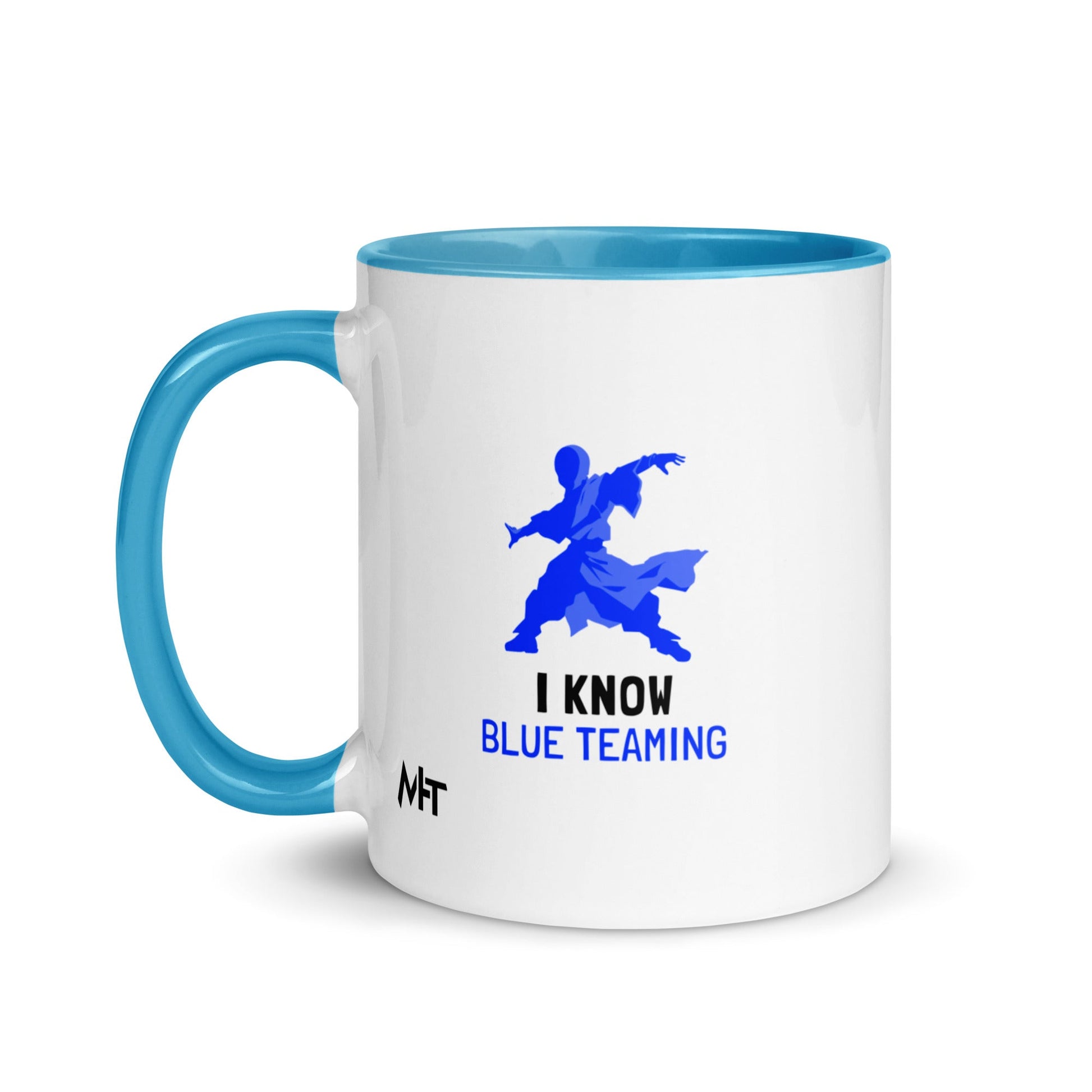 I Know Blue Teaming - Mug with Color Inside by DarkByteGear
