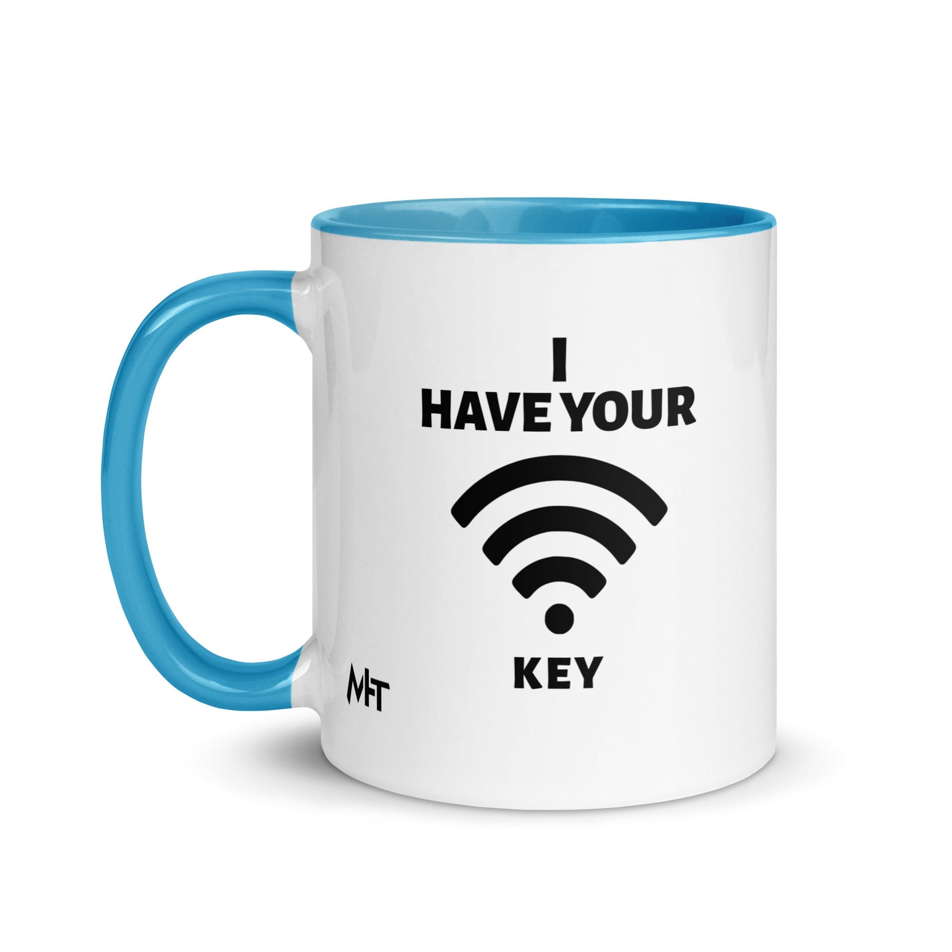I have your Wi-Fi password - Mug with Color Inside by DarkByteGear