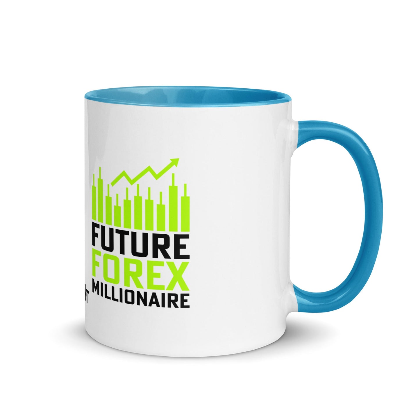 Future Forex Millionaire in Dark Text - Mug with Color Inside by DarkByteGear