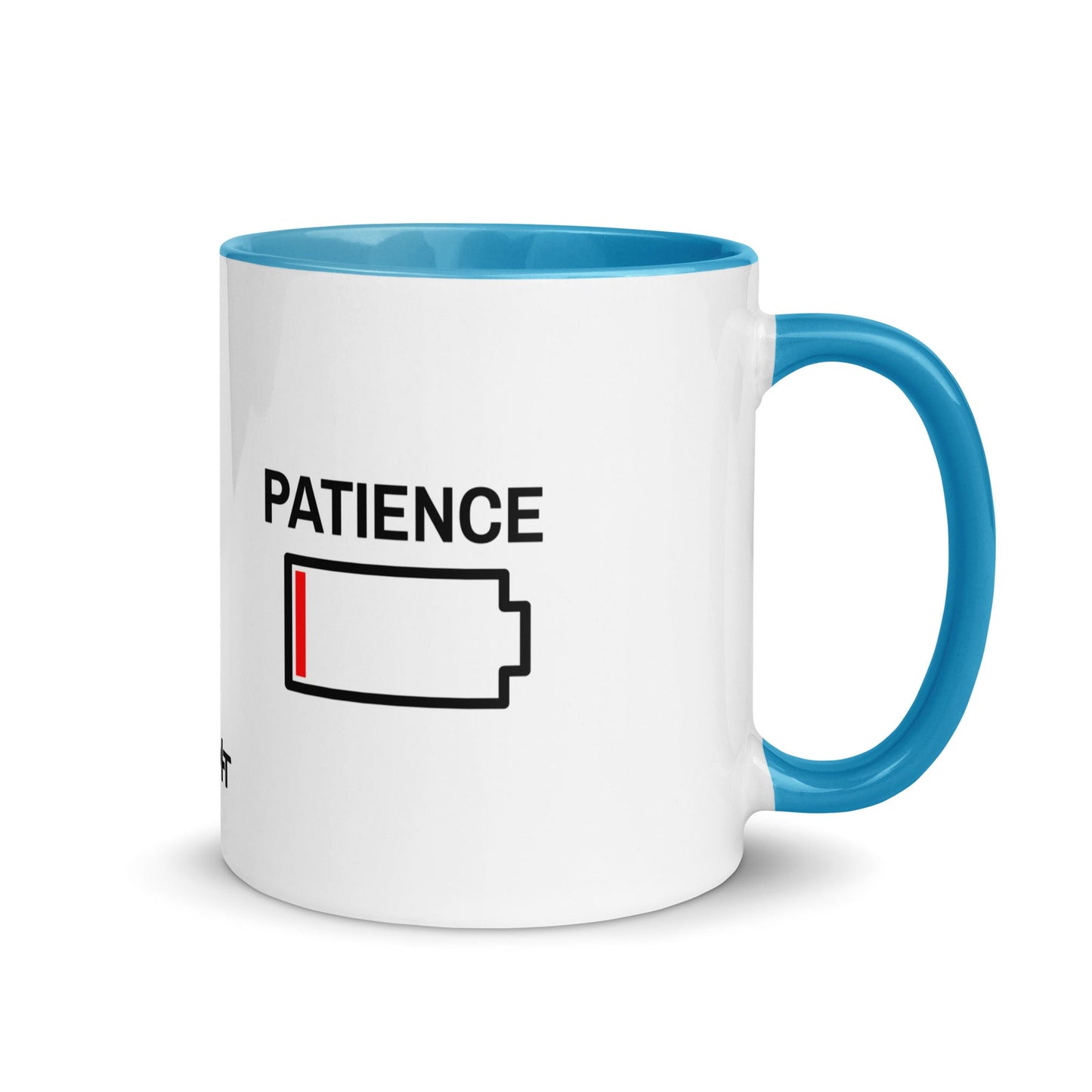 Patience - Mug with Color Inside by DarkByteGear