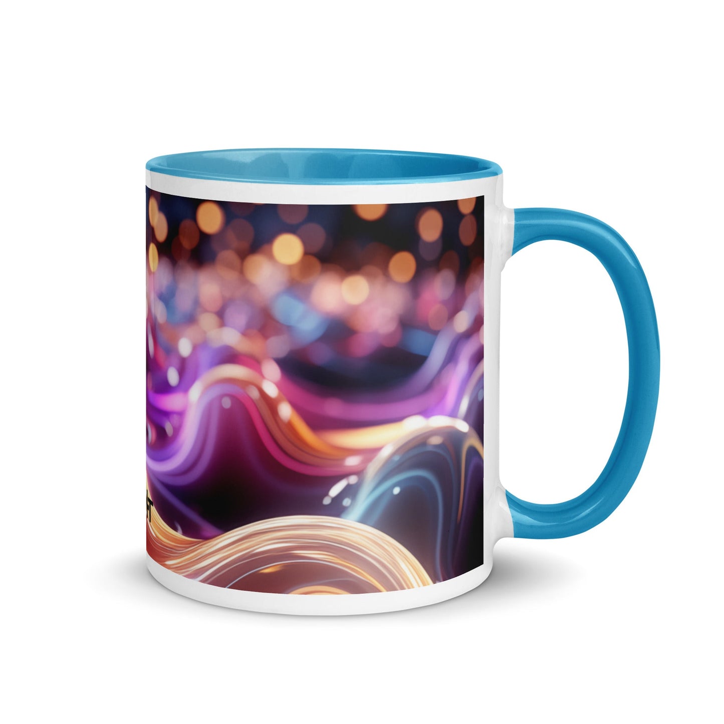 Neon AI - Mug with Color Inside by DarkByteGear