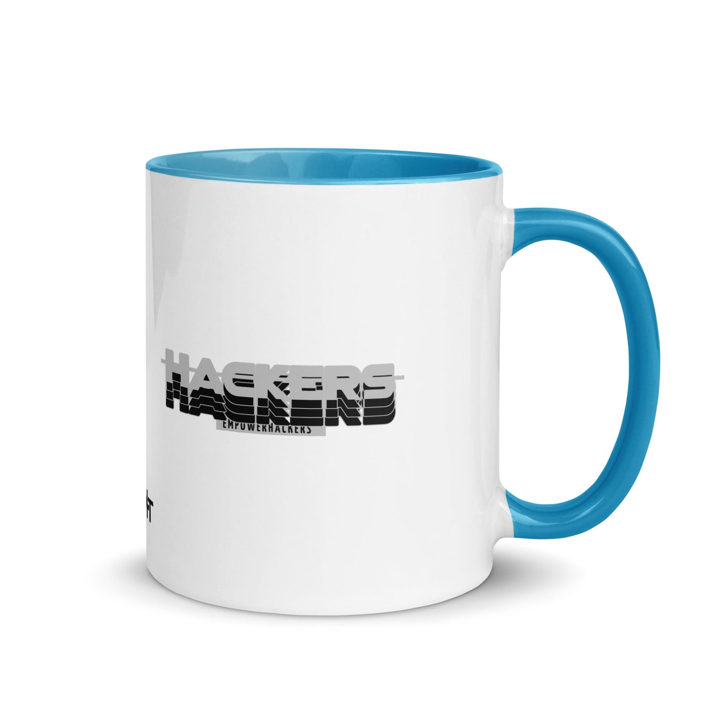 Hackers Empower Hackers V3 - Mug with Color Inside by DarkByteGear