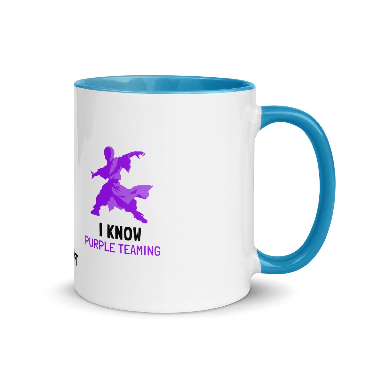 I Know Purple Teaming - Mug with Color Inside by DarkByteGear