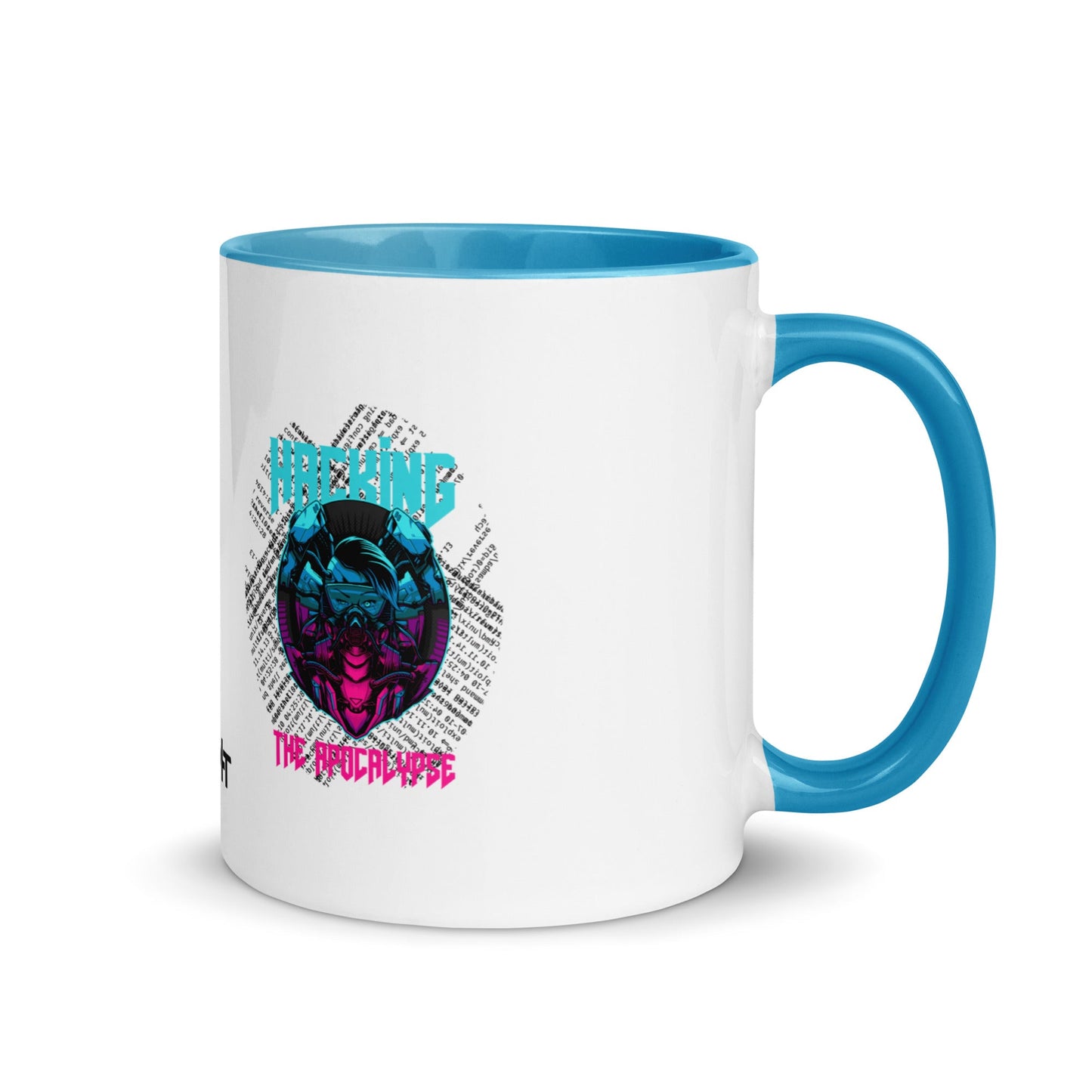 Hacking the apocalypse V2 - Mug with Color Inside by DarkByteGear