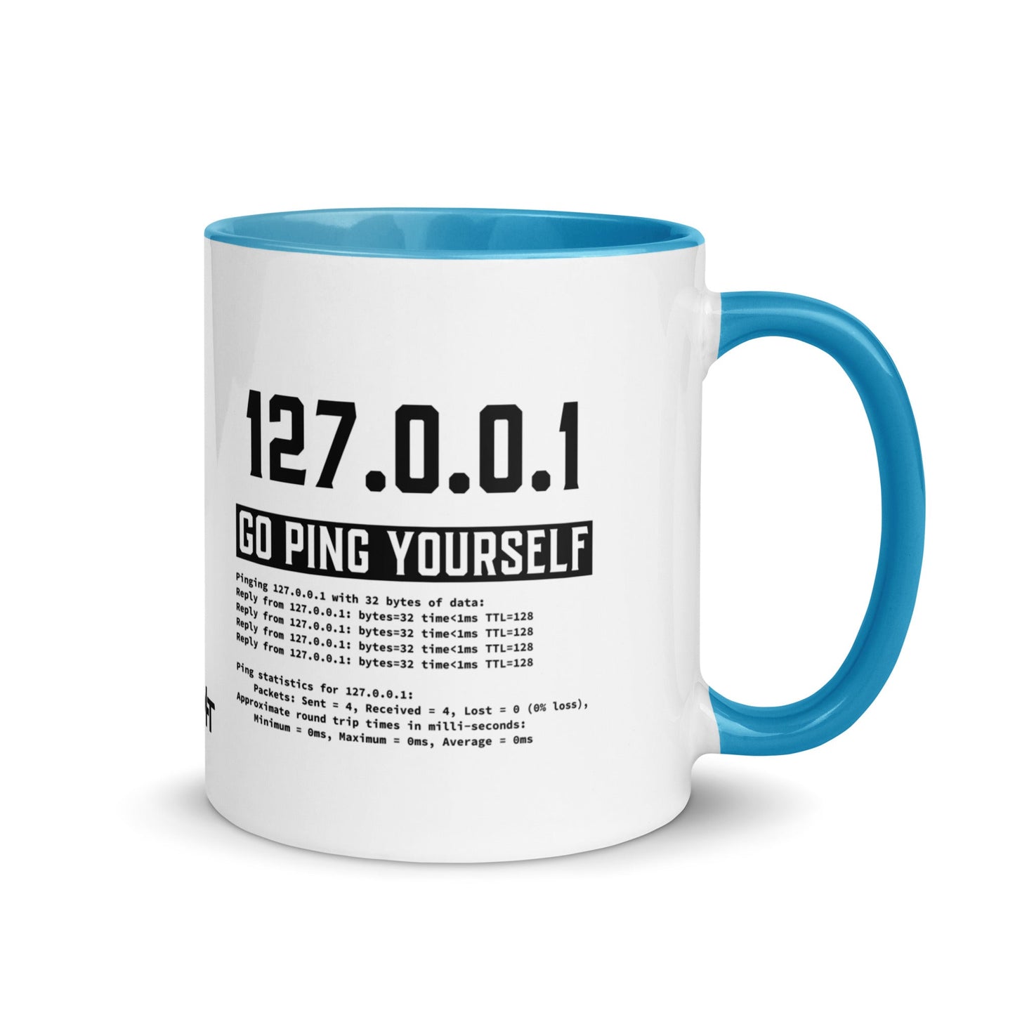 Go ping yourself - Mug with Color Inside by DarkByteGear