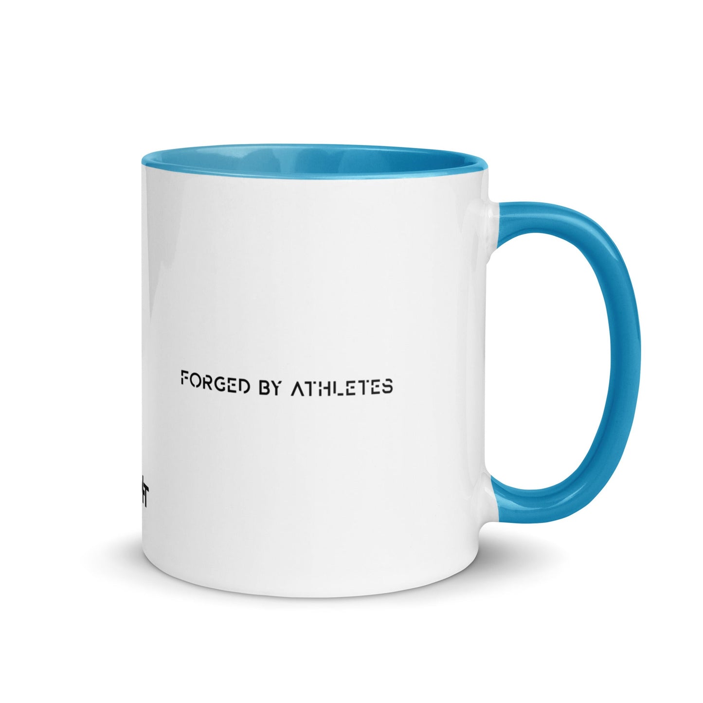Forged by Athletes - Mug with Color Inside by DarkByteGear