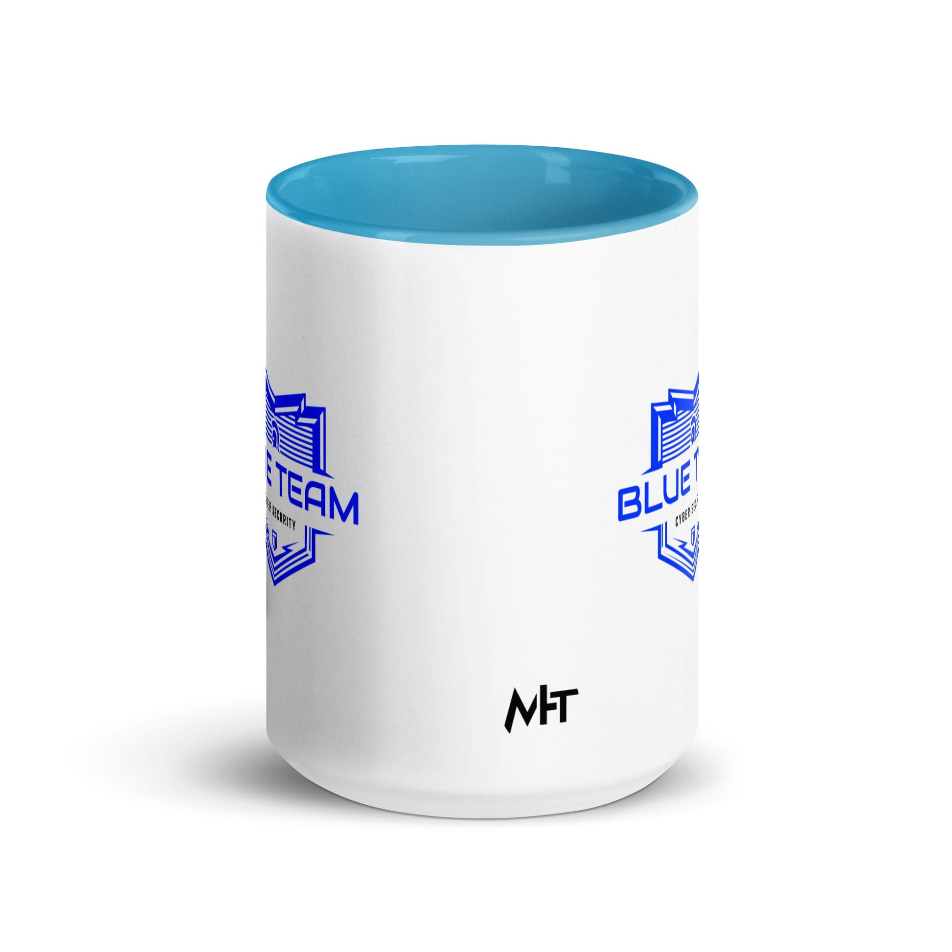 Cyber Security Blue Team V17 - Mug with Color Inside by DarkByteGear