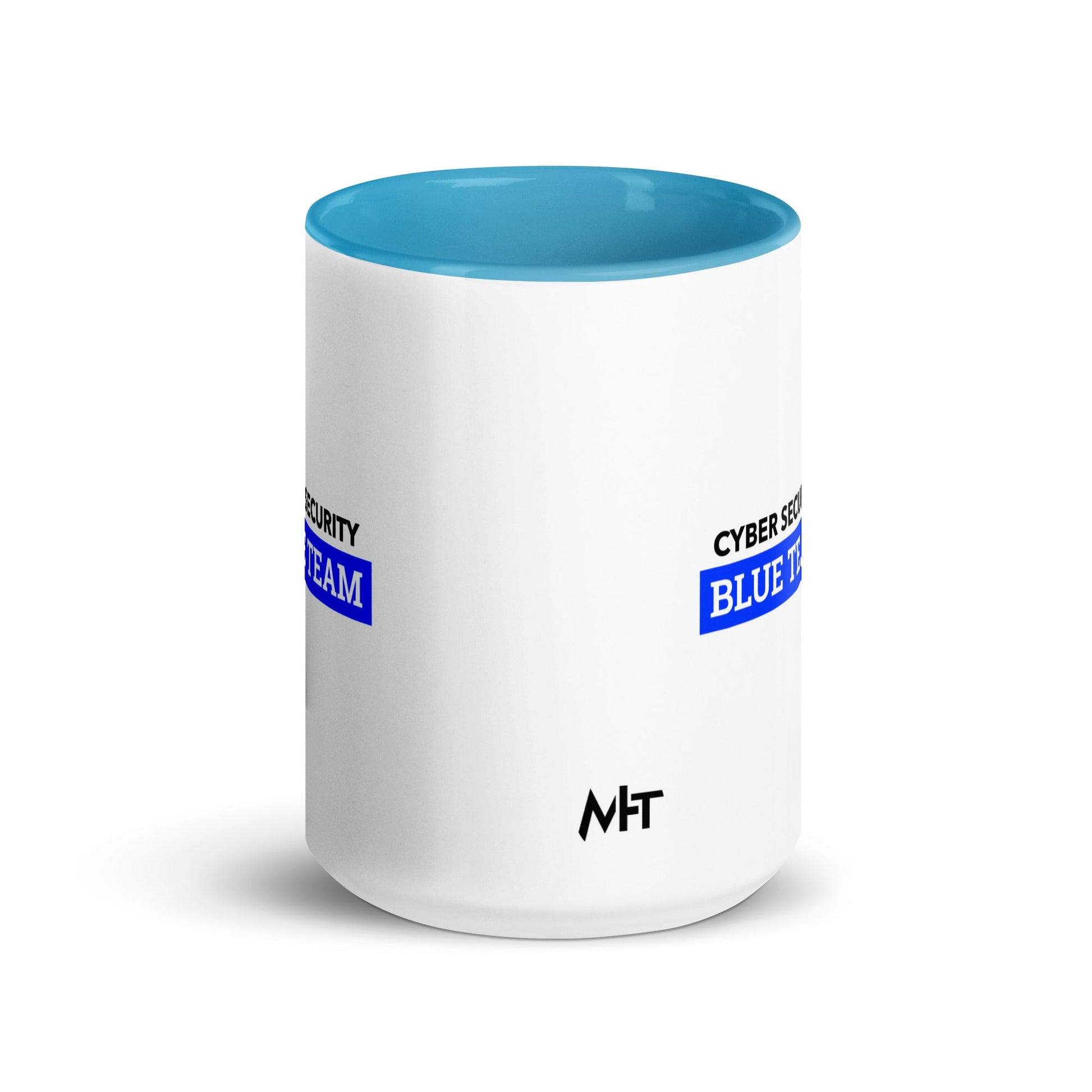 Cyber Security Blue Team V6 - Mug with Color Inside by DarkByteGear