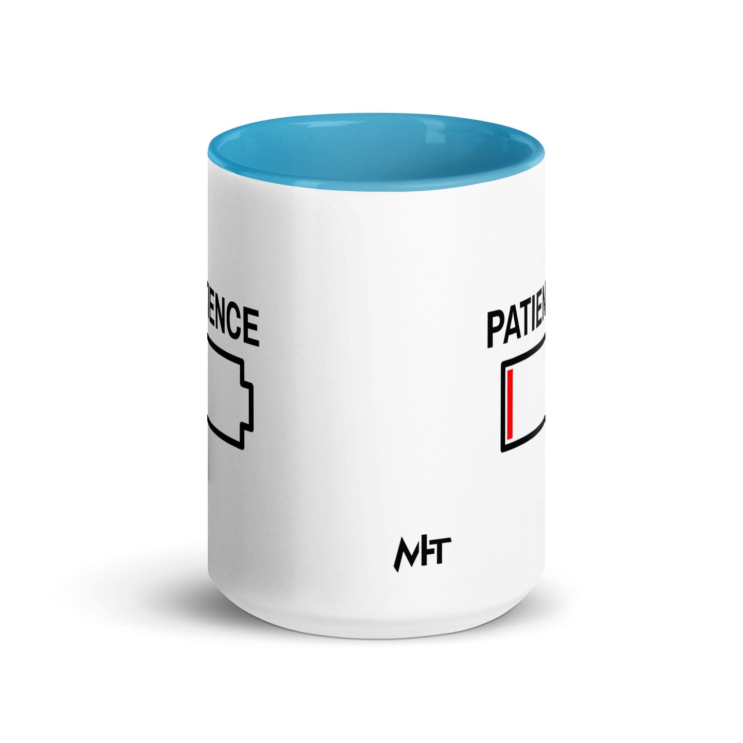 Patience - Mug with Color Inside by DarkByteGear