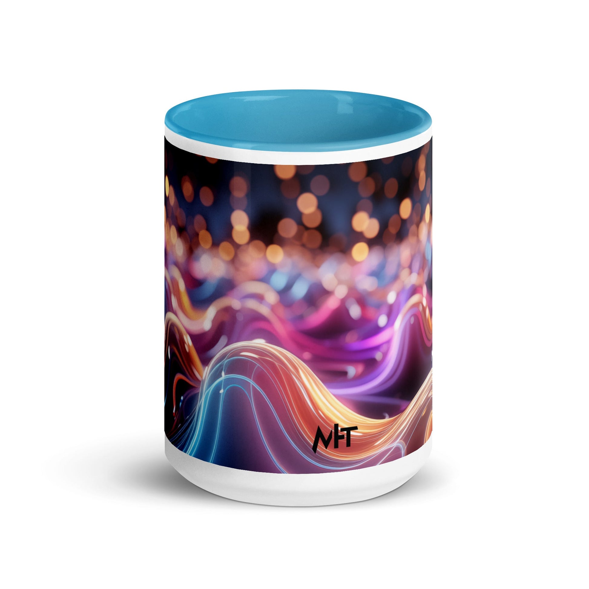 Neon AI - Mug with Color Inside by DarkByteGear