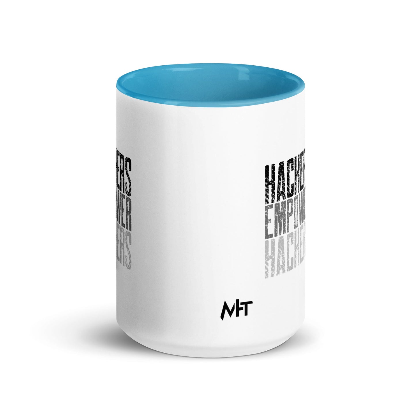 Hackers Empower Hackers V1 - Mug with Color Inside by DarkByteGear