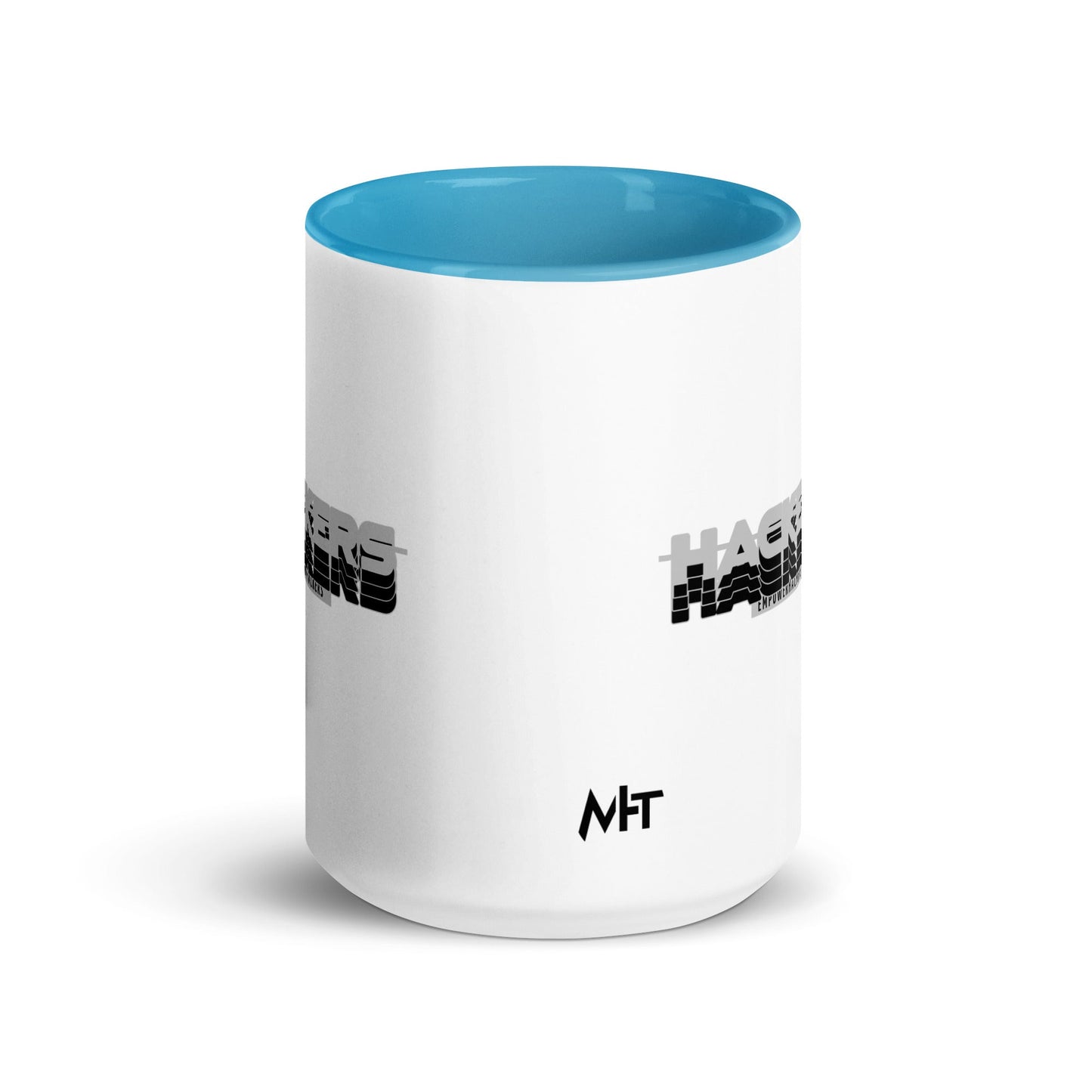 Hackers Empower Hackers V3 - Mug with Color Inside by DarkByteGear