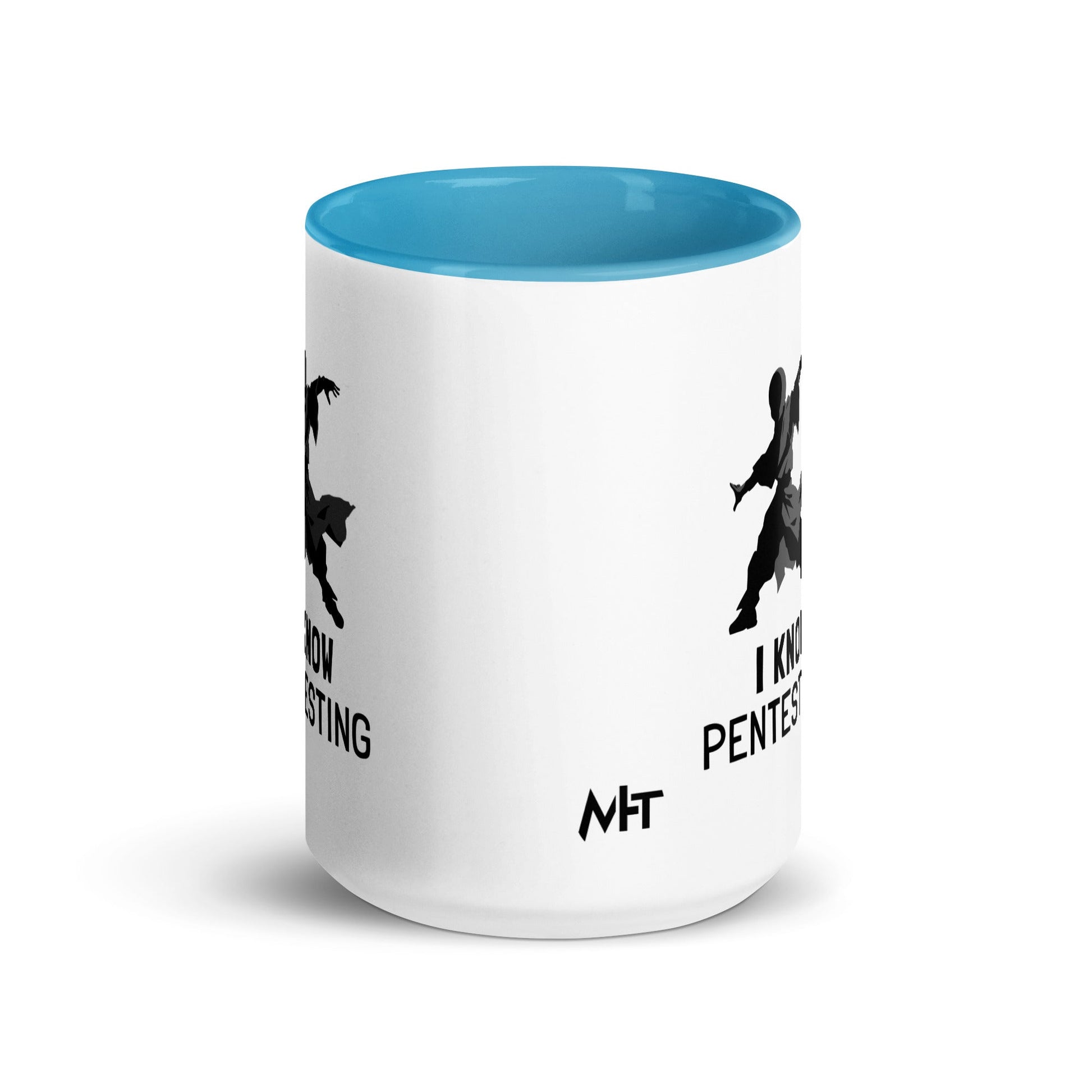 I Know Pentesting - Mug with Color Inside by DarkByteGear