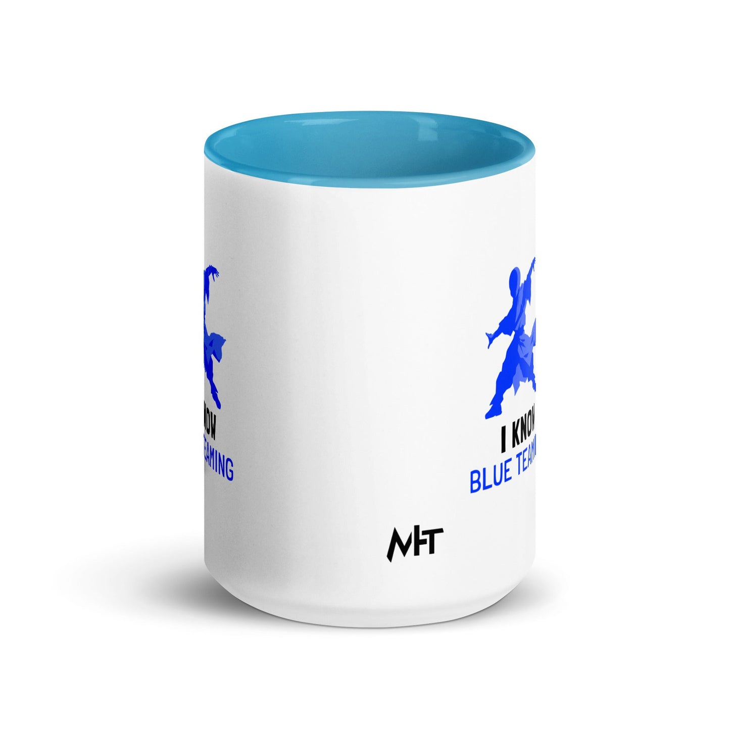 I Know Blue Teaming - Mug with Color Inside by DarkByteGear