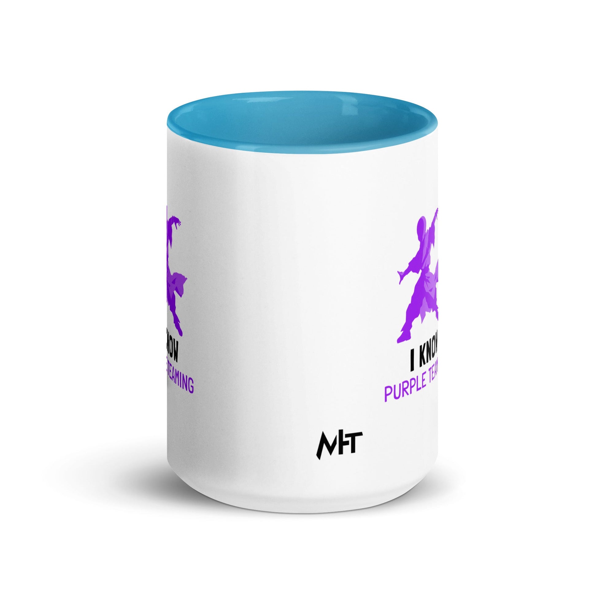 I Know Purple Teaming - Mug with Color Inside by DarkByteGear
