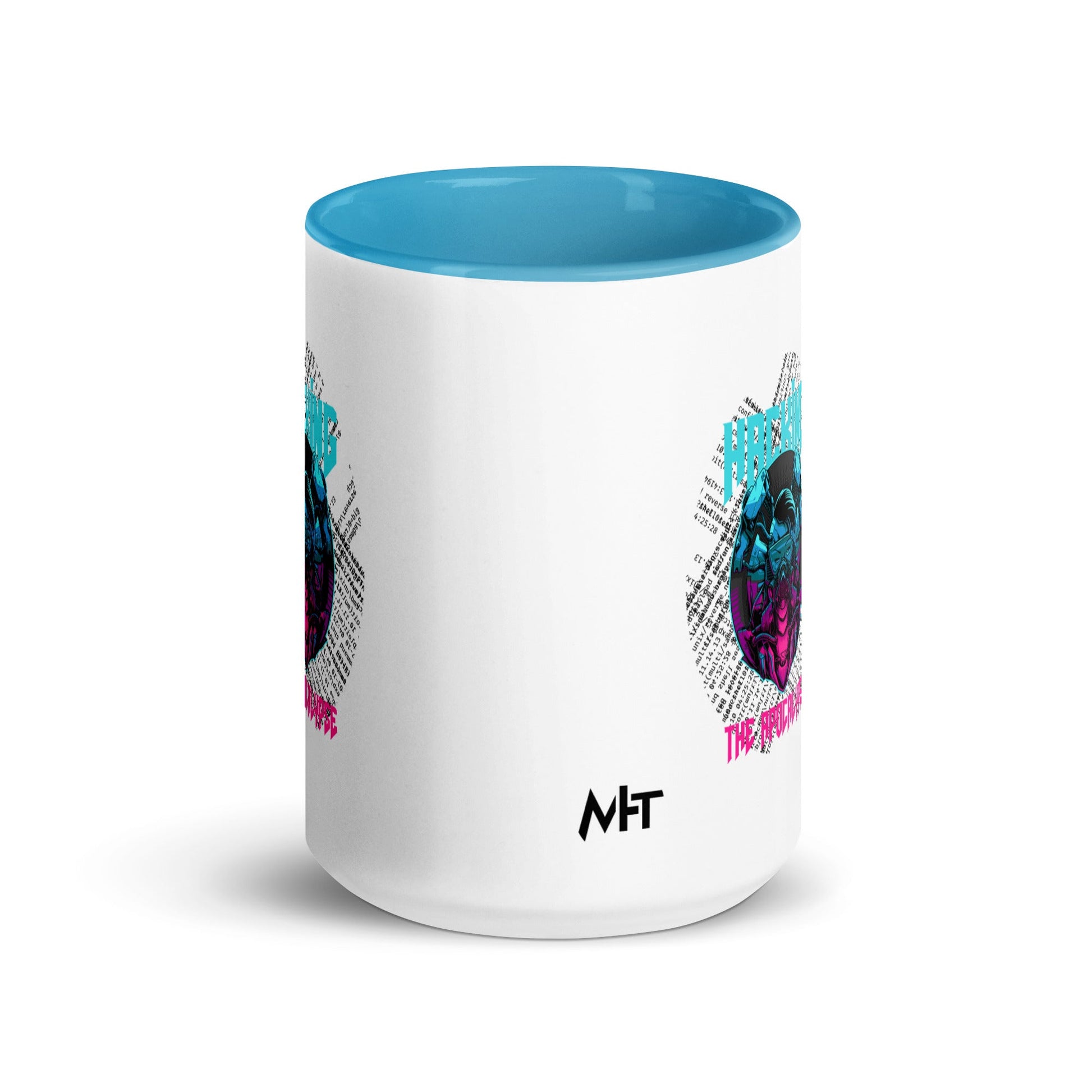 Hacking the apocalypse V2 - Mug with Color Inside by DarkByteGear