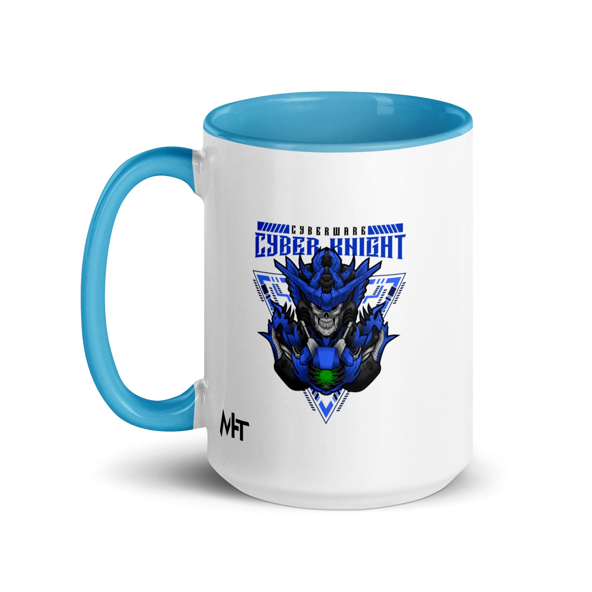 CyberWare Cyber knight - Mug with Color Inside by DarkByteGear