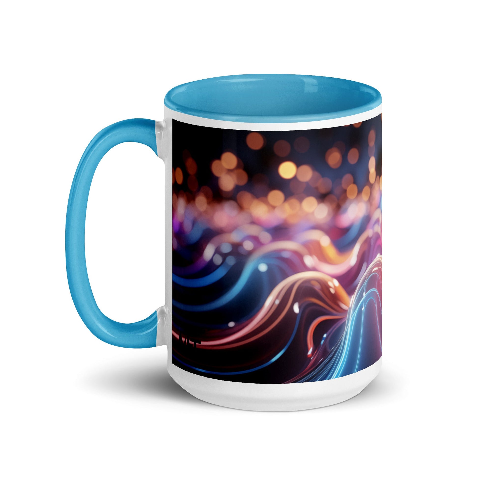 Neon AI - Mug with Color Inside by DarkByteGear