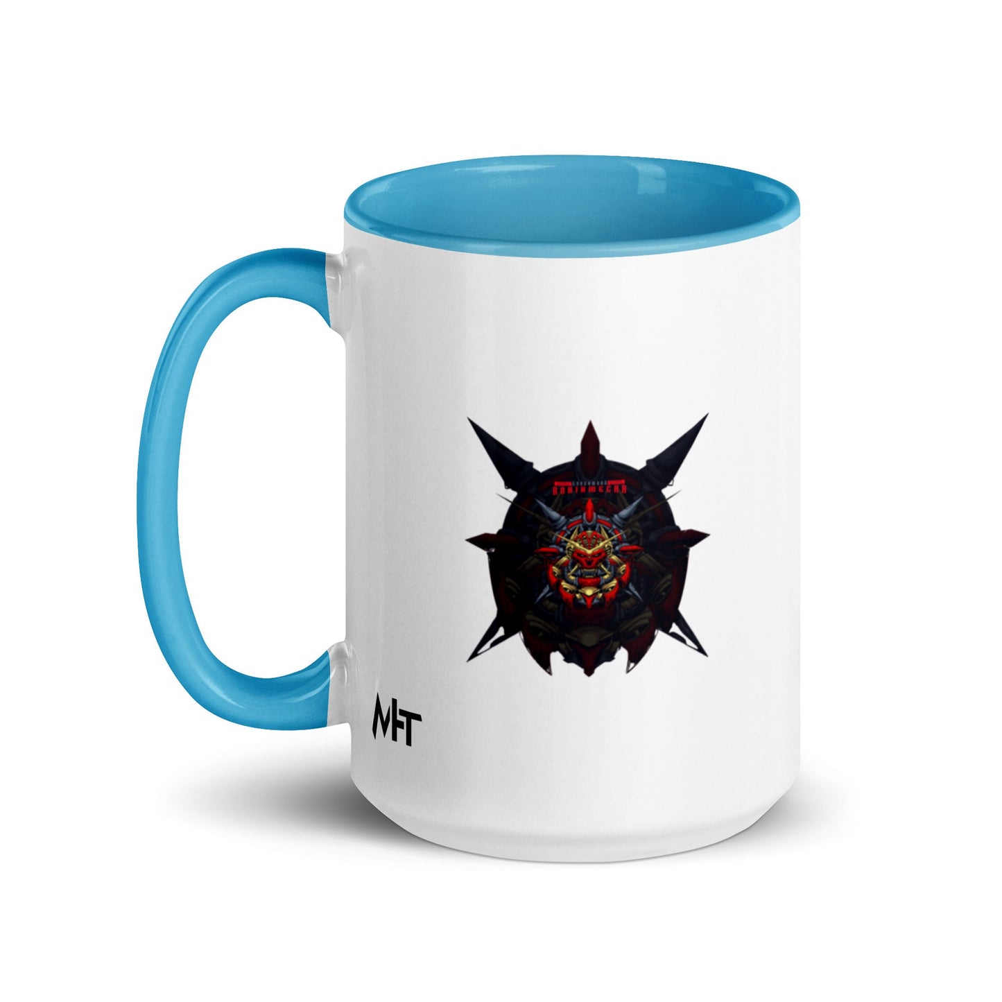 Cyberware Ronin Mecha - Mug with Color Inside by DarkByteGear