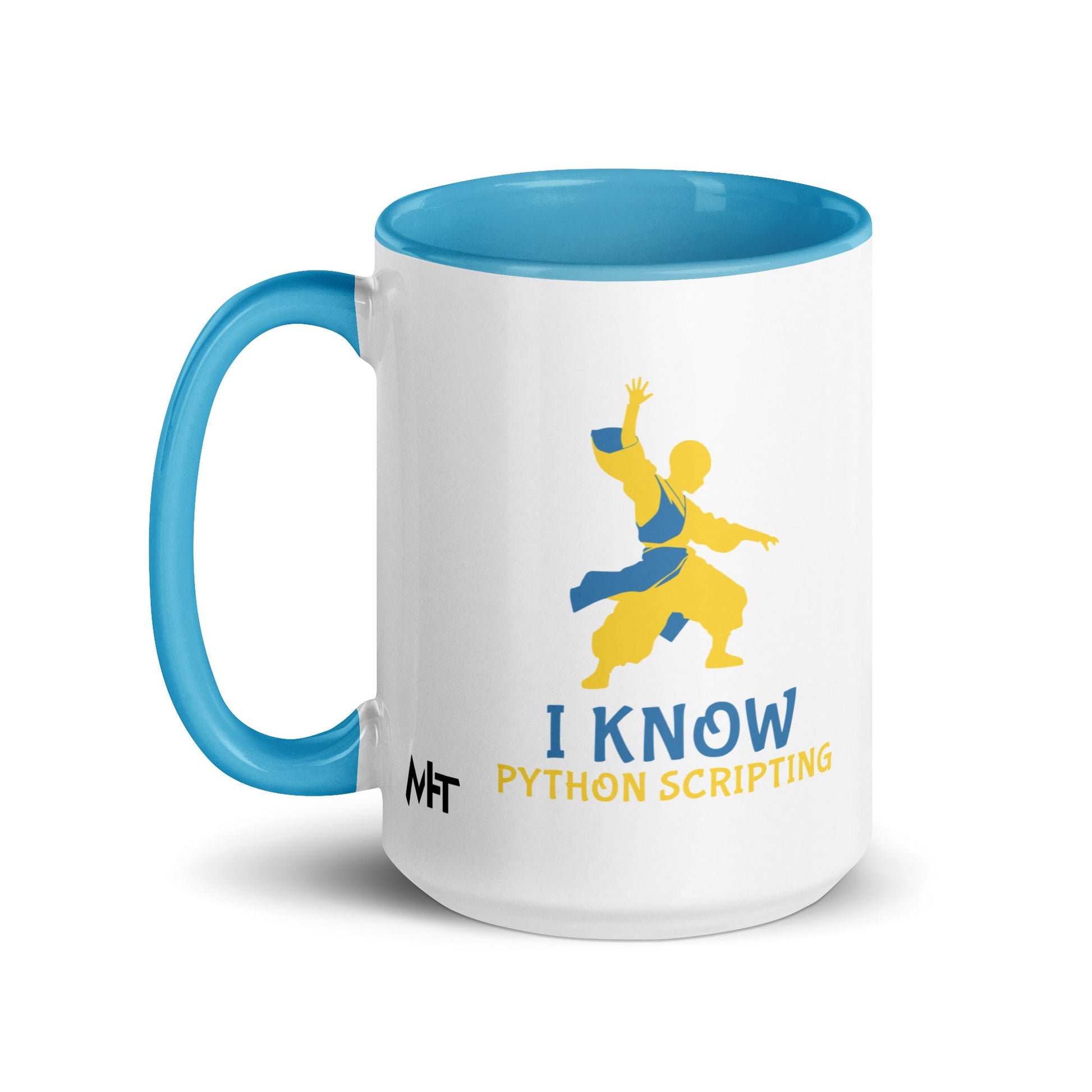 I Know Python Scripting - Mug with Color Inside by DarkByteGear
