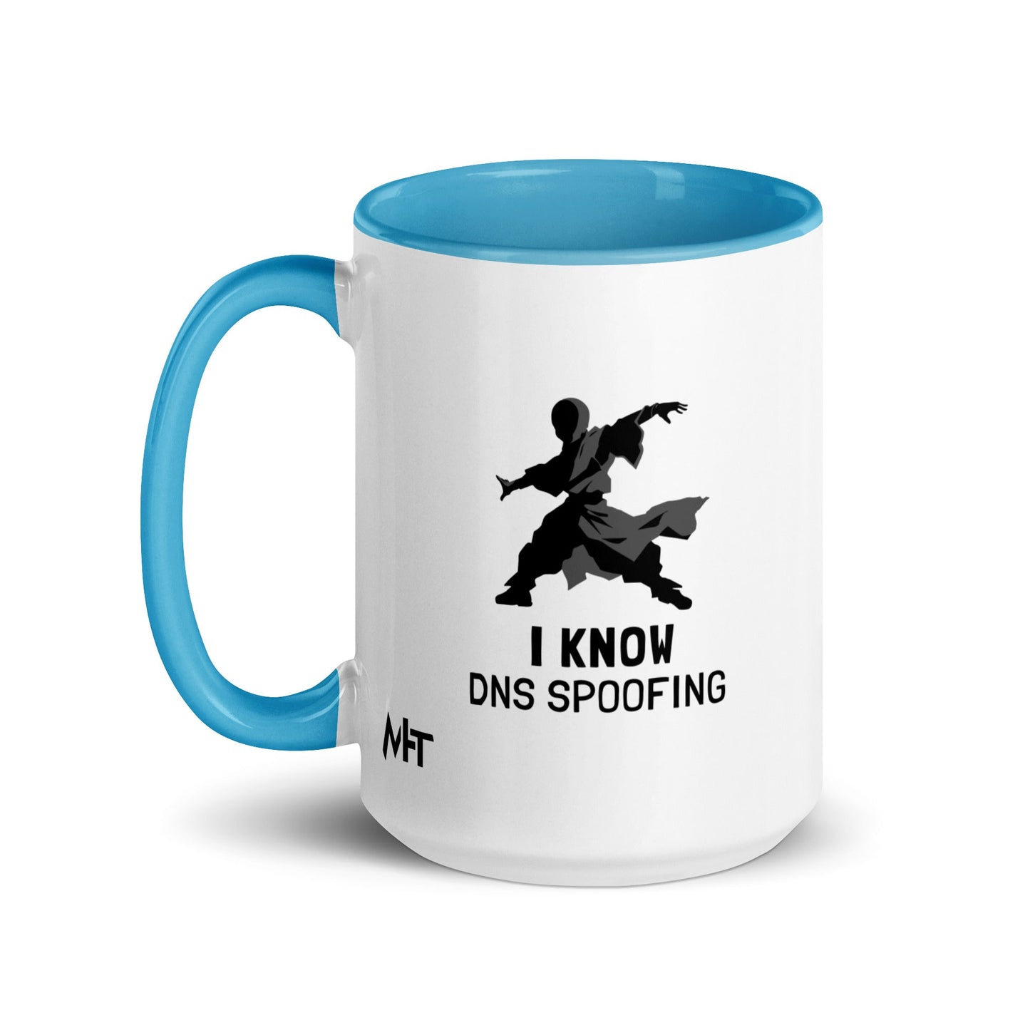 I Know DNS Spoofing - Mug with Color Inside by DarkByteGear
