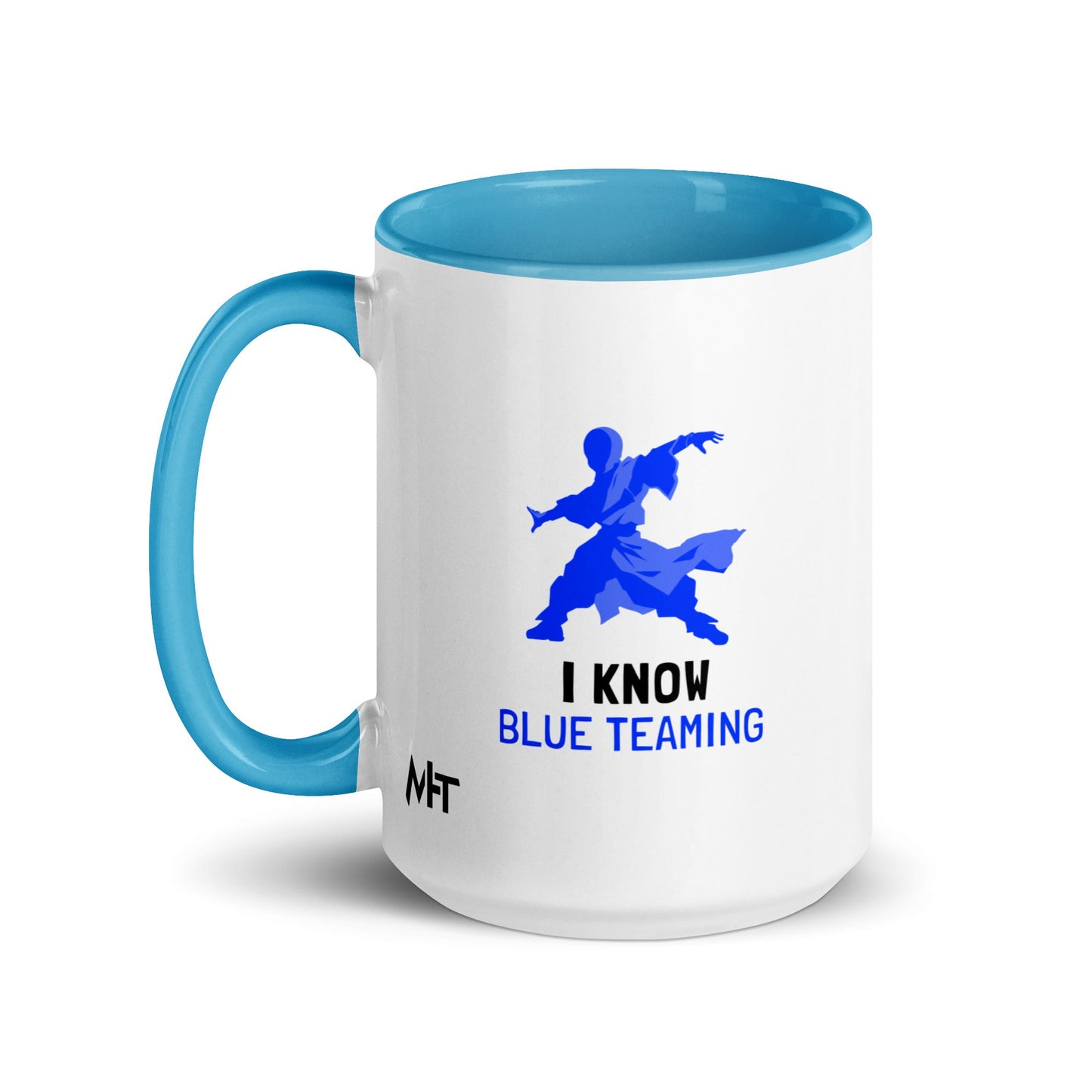 I Know Blue Teaming - Mug with Color Inside by DarkByteGear