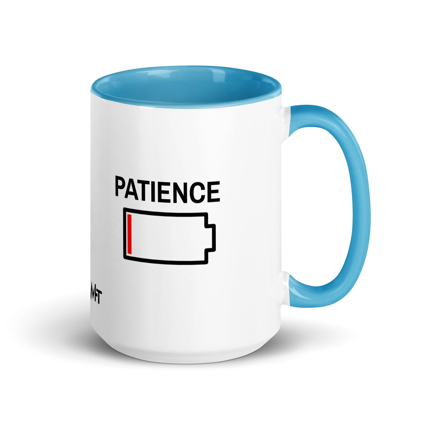 Patience - Mug with Color Inside by DarkByteGear