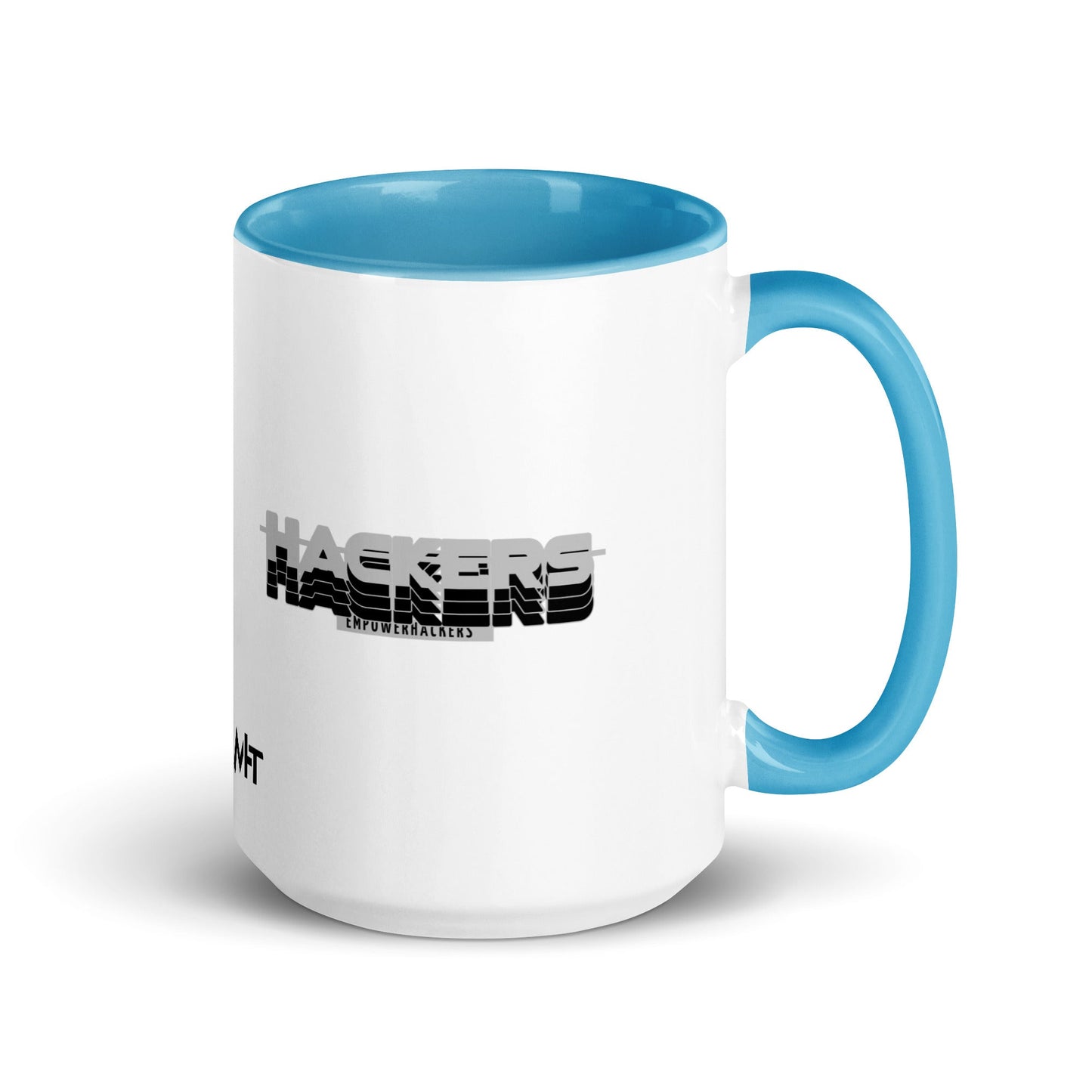 Hackers Empower Hackers V3 - Mug with Color Inside by DarkByteGear