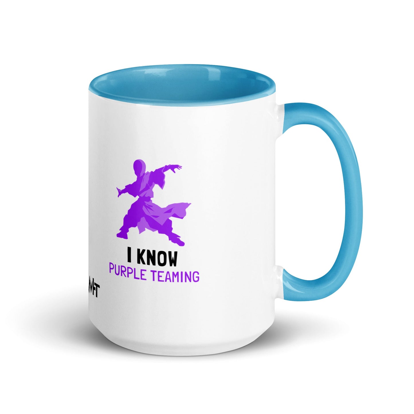I Know Purple Teaming - Mug with Color Inside by DarkByteGear