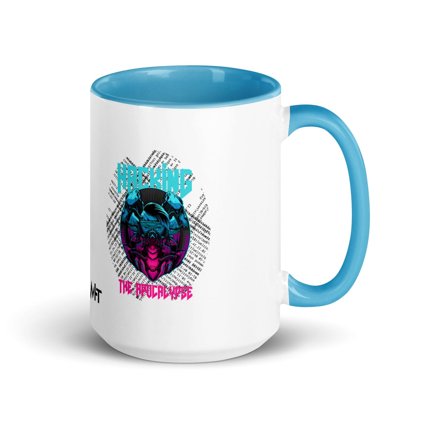 Hacking the apocalypse V2 - Mug with Color Inside by DarkByteGear