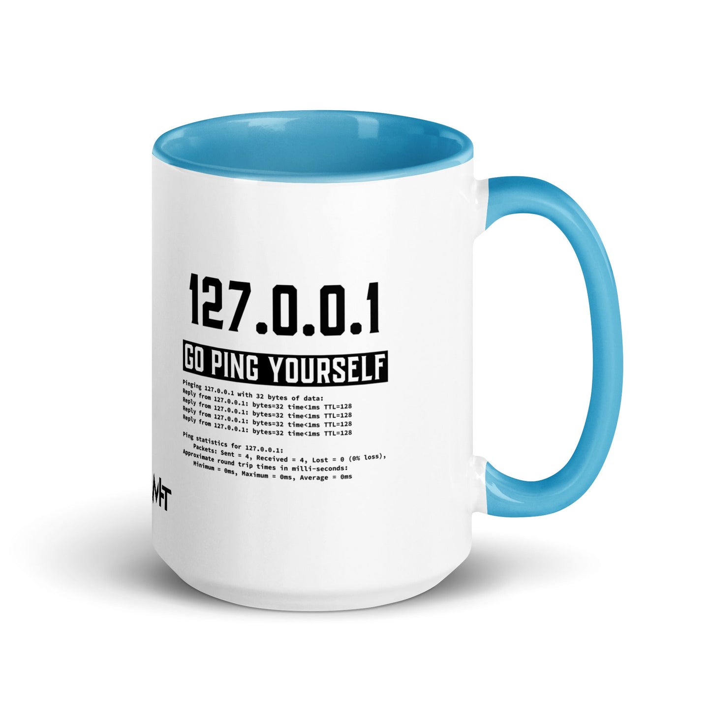 Go ping yourself - Mug with Color Inside by DarkByteGear