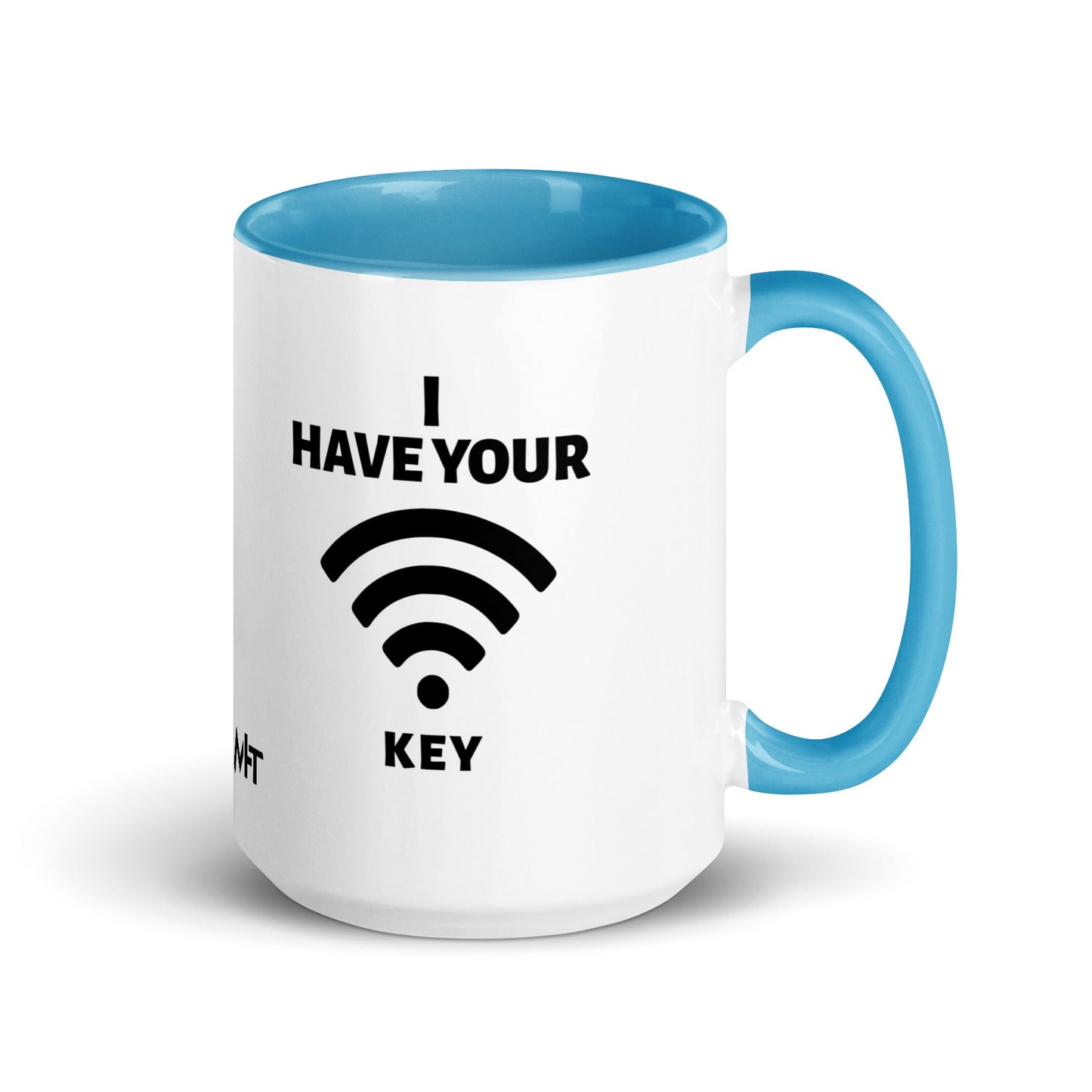 I have your Wi-Fi password - Mug with Color Inside by DarkByteGear