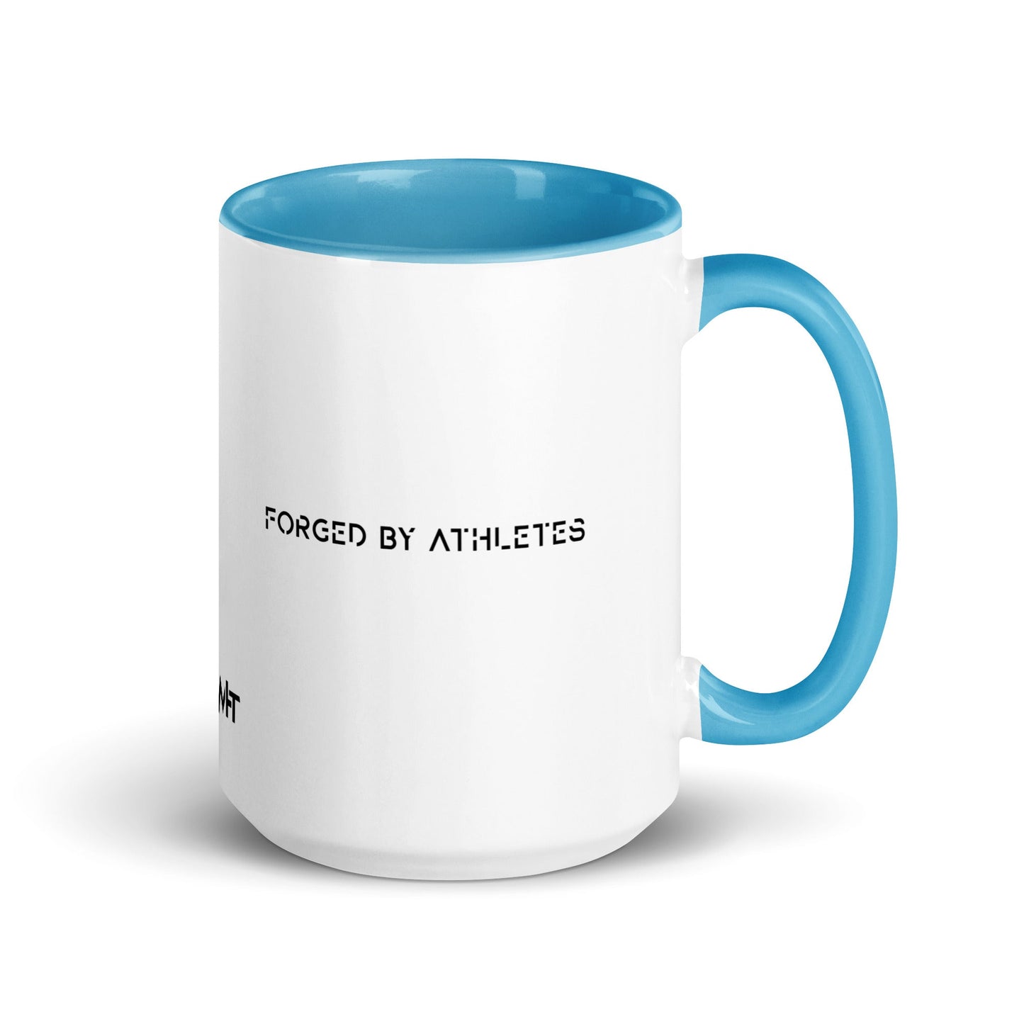 Forged by Athletes - Mug with Color Inside by DarkByteGear
