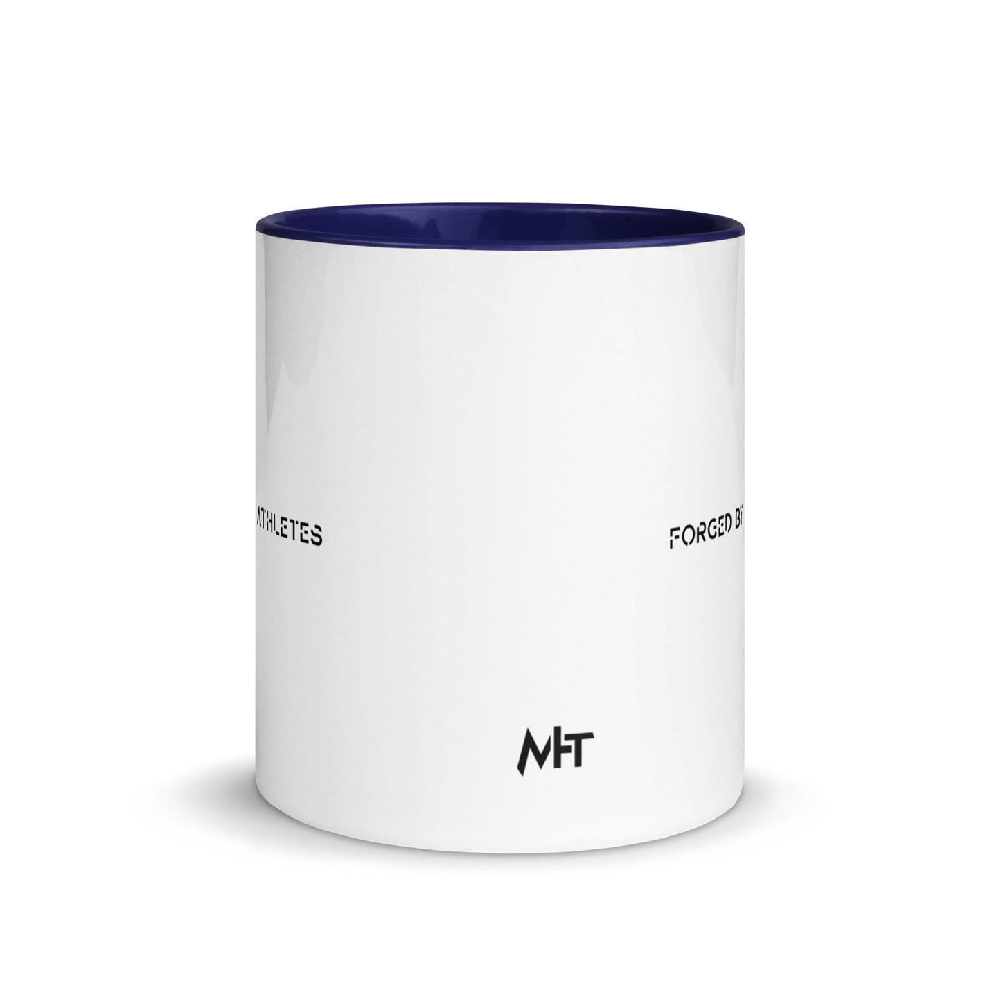 Forged by Athletes - Mug with Color Inside by DarkByteGear