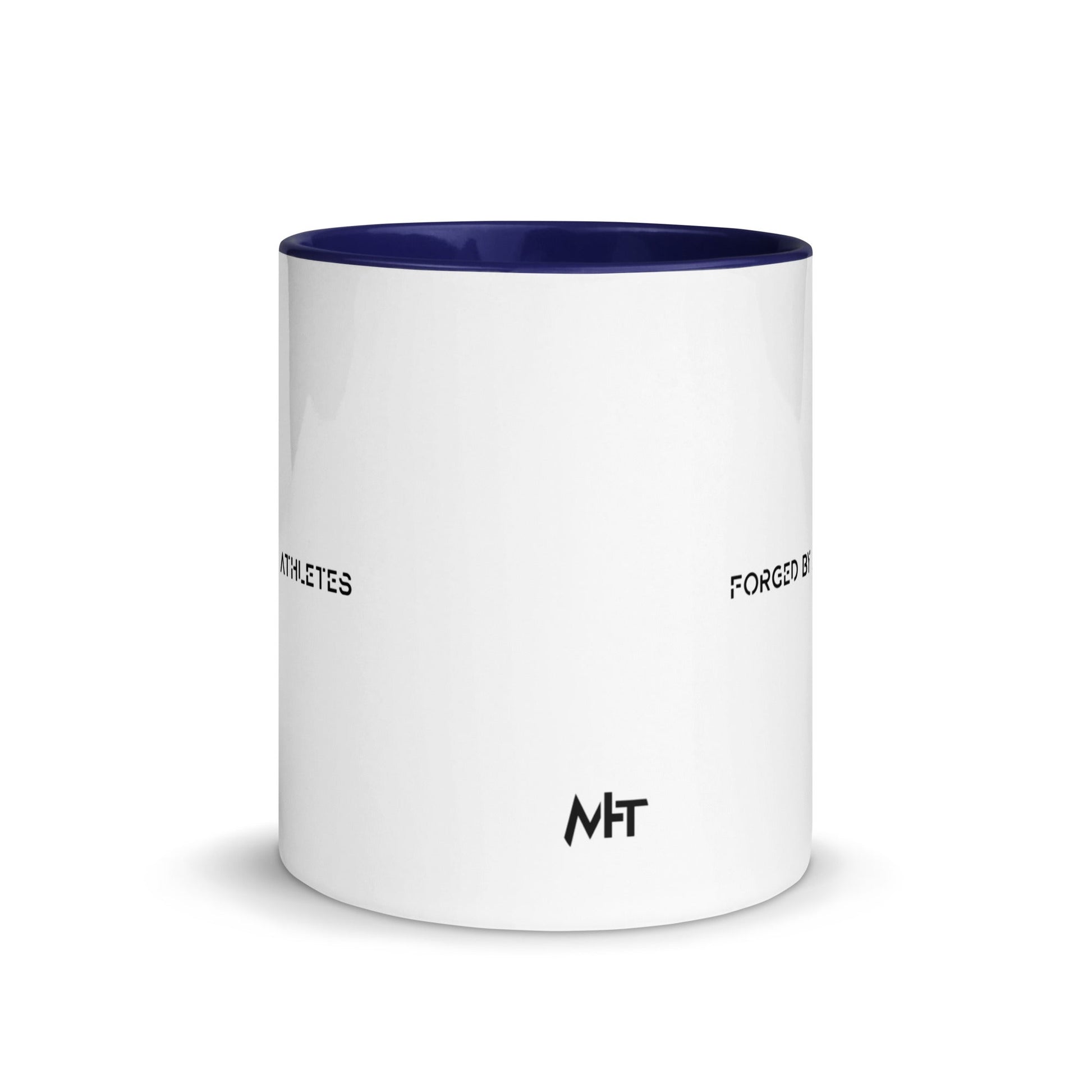 Forged by Athletes - Mug with Color Inside by DarkByteGear