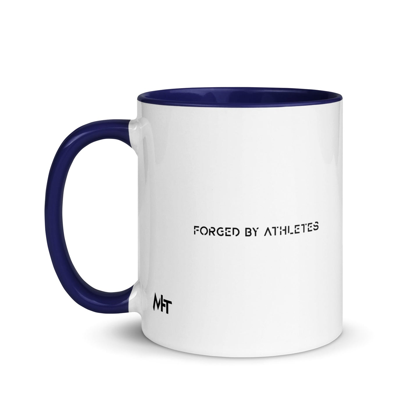 Forged by Athletes - Mug with Color Inside by DarkByteGear