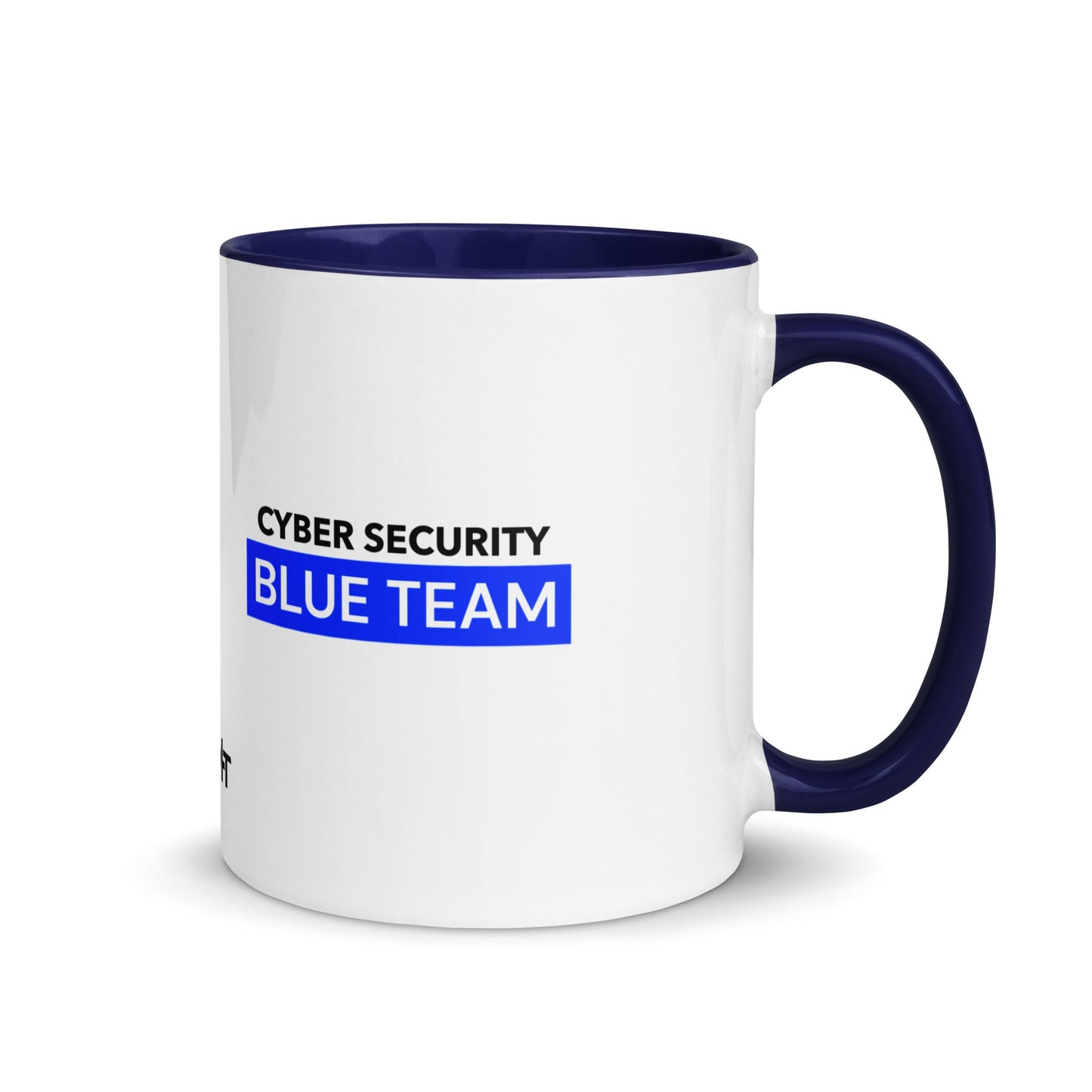 Cyber Security Blue Team V7 - Mug with Color Inside by DarkByteGear