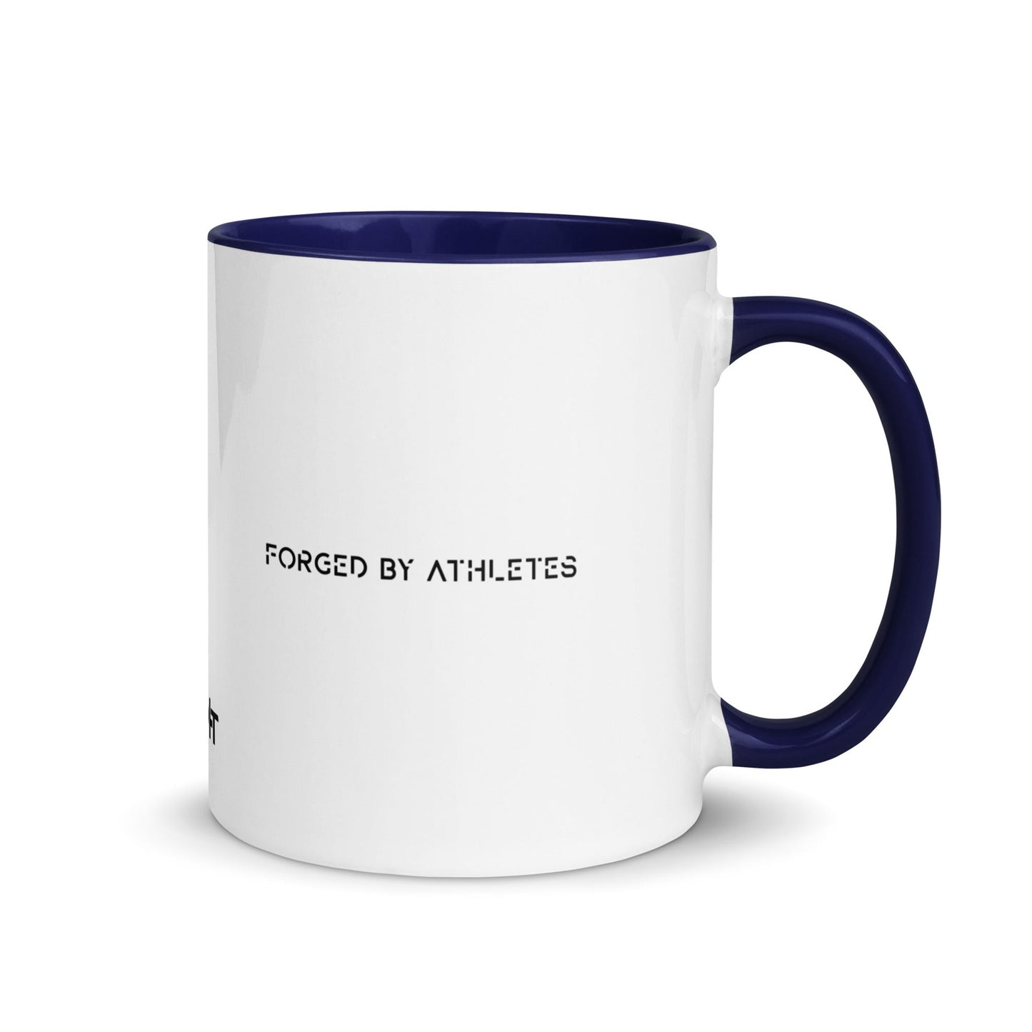 Forged by Athletes - Mug with Color Inside by DarkByteGear