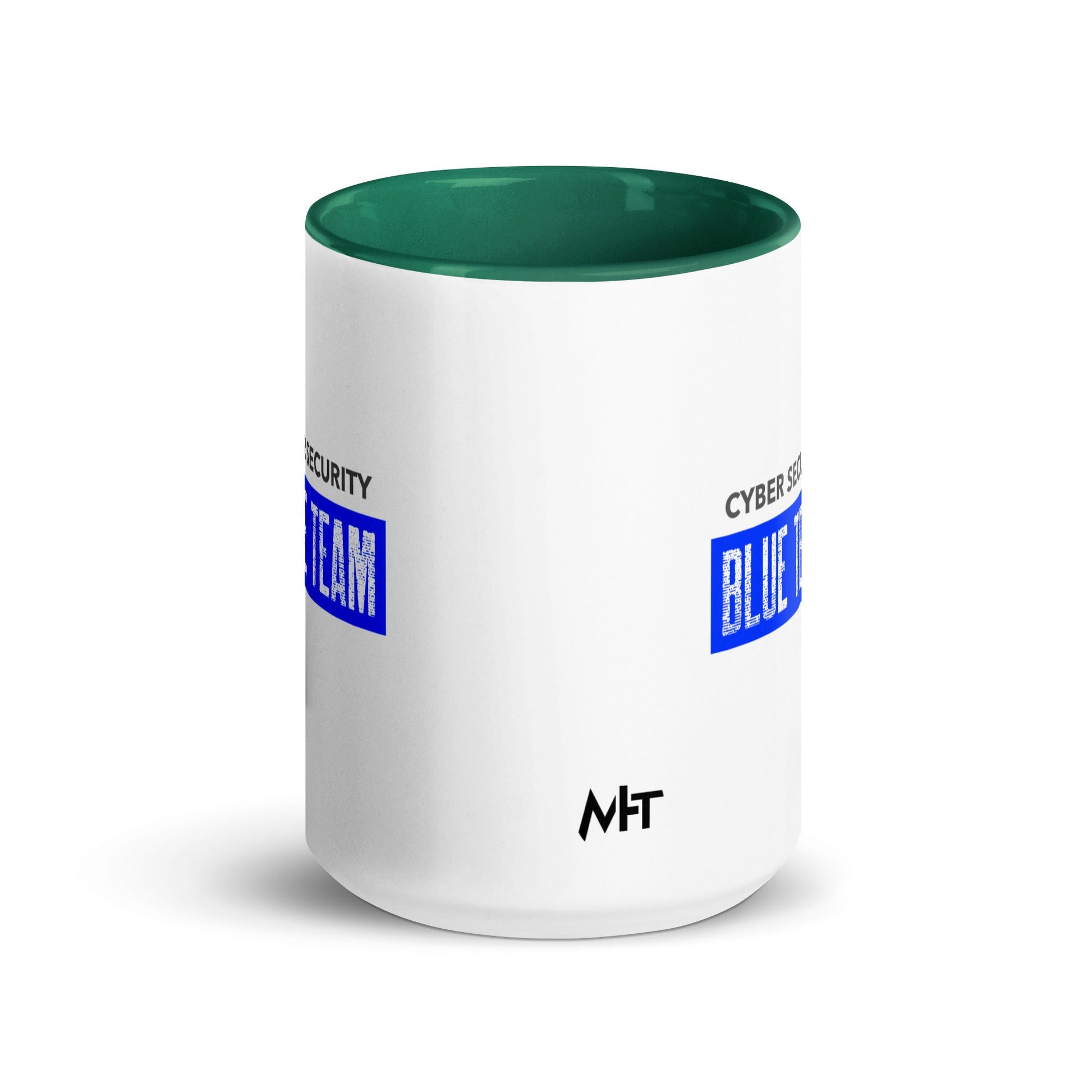 Cyber Security Blue Team V5 - Mug with Color Inside by DarkByteGear