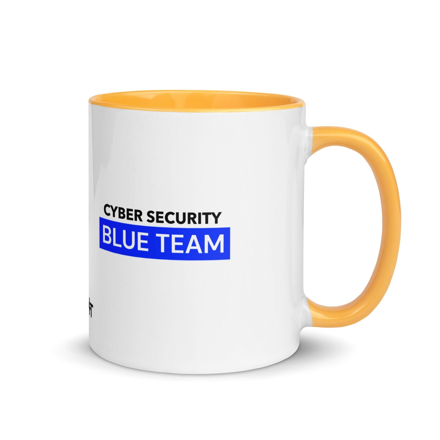 Cyber Security Blue Team V7 - Mug with Color Inside by DarkByteGear