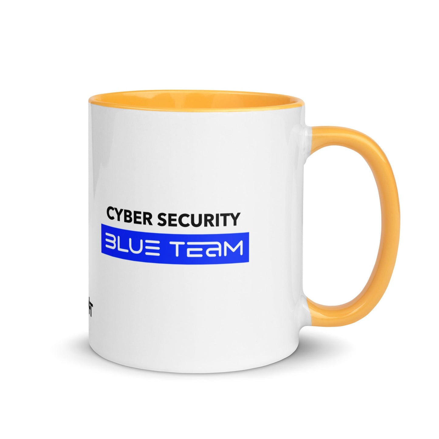 Cyber Security Blue Team V8 - Mug with Color Inside by DarkByteGear