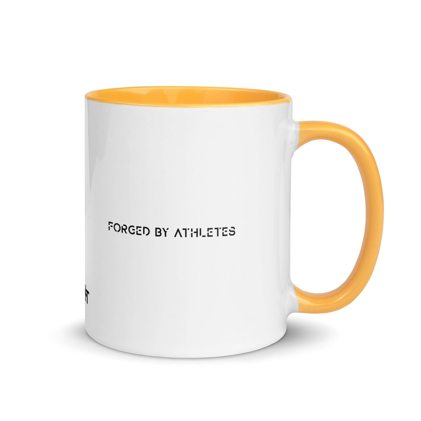 Forged by Athletes - Mug with Color Inside by DarkByteGear