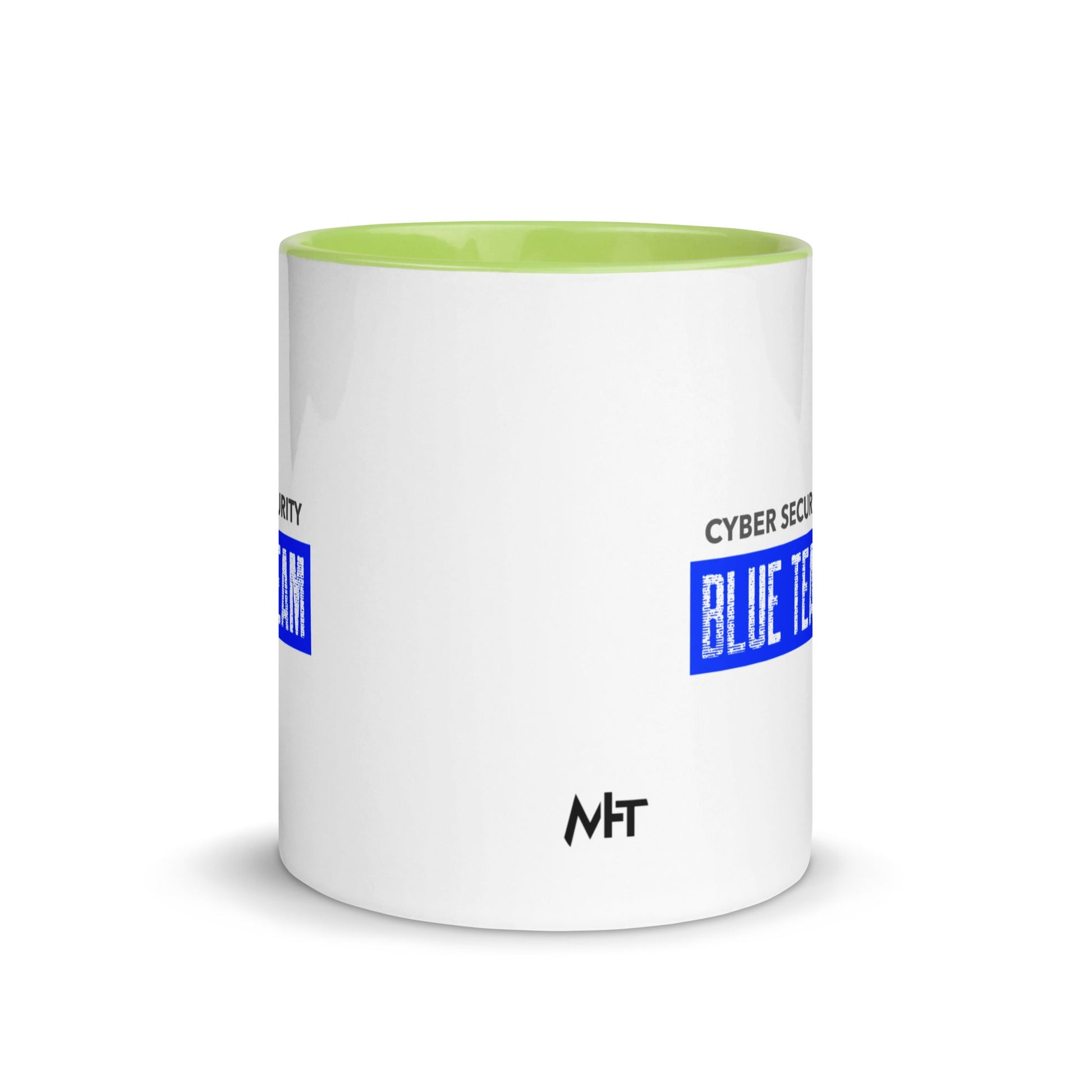 Cyber Security Blue Team V5 - Mug with Color Inside by DarkByteGear