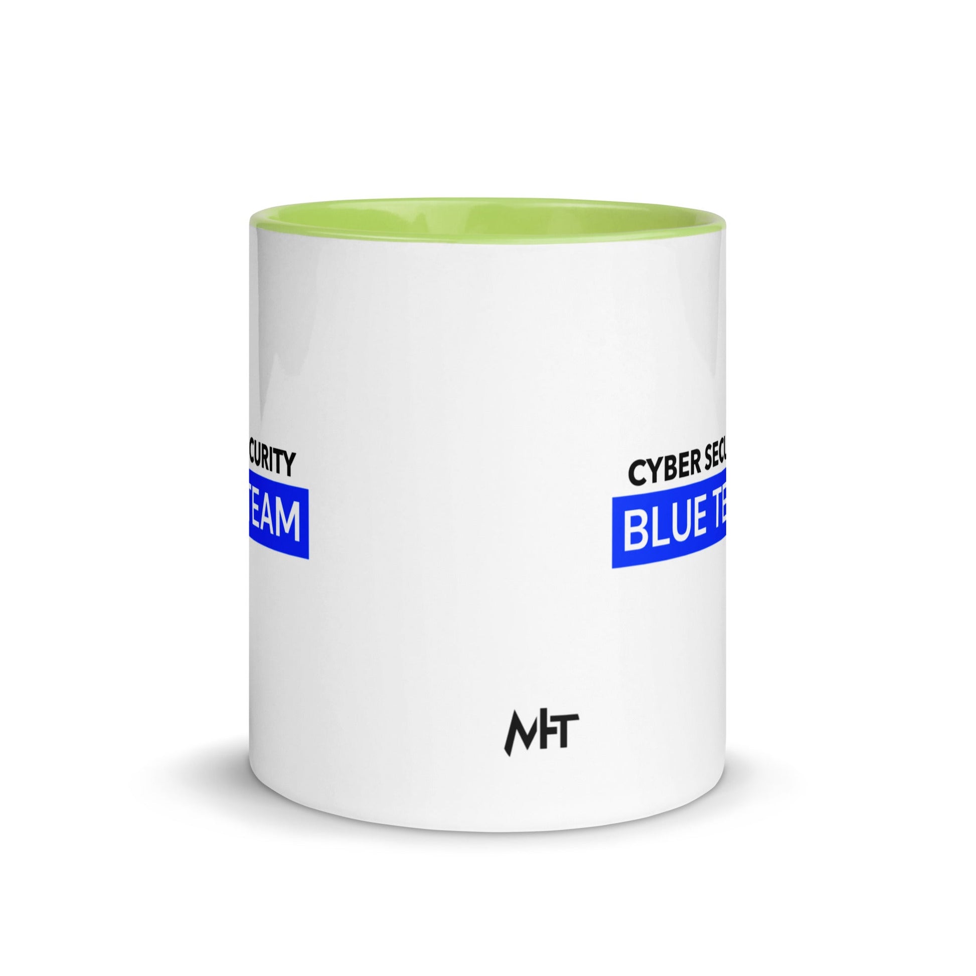 Cyber Security Blue Team V7 - Mug with Color Inside by DarkByteGear