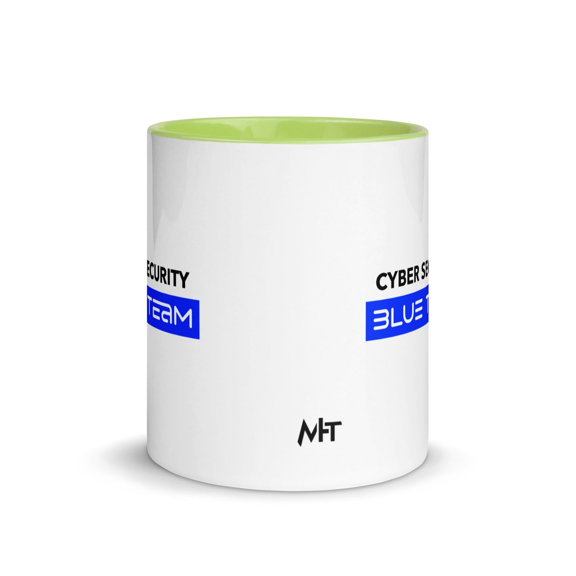 Cyber Security Blue Team V8 - Mug with Color Inside by DarkByteGear