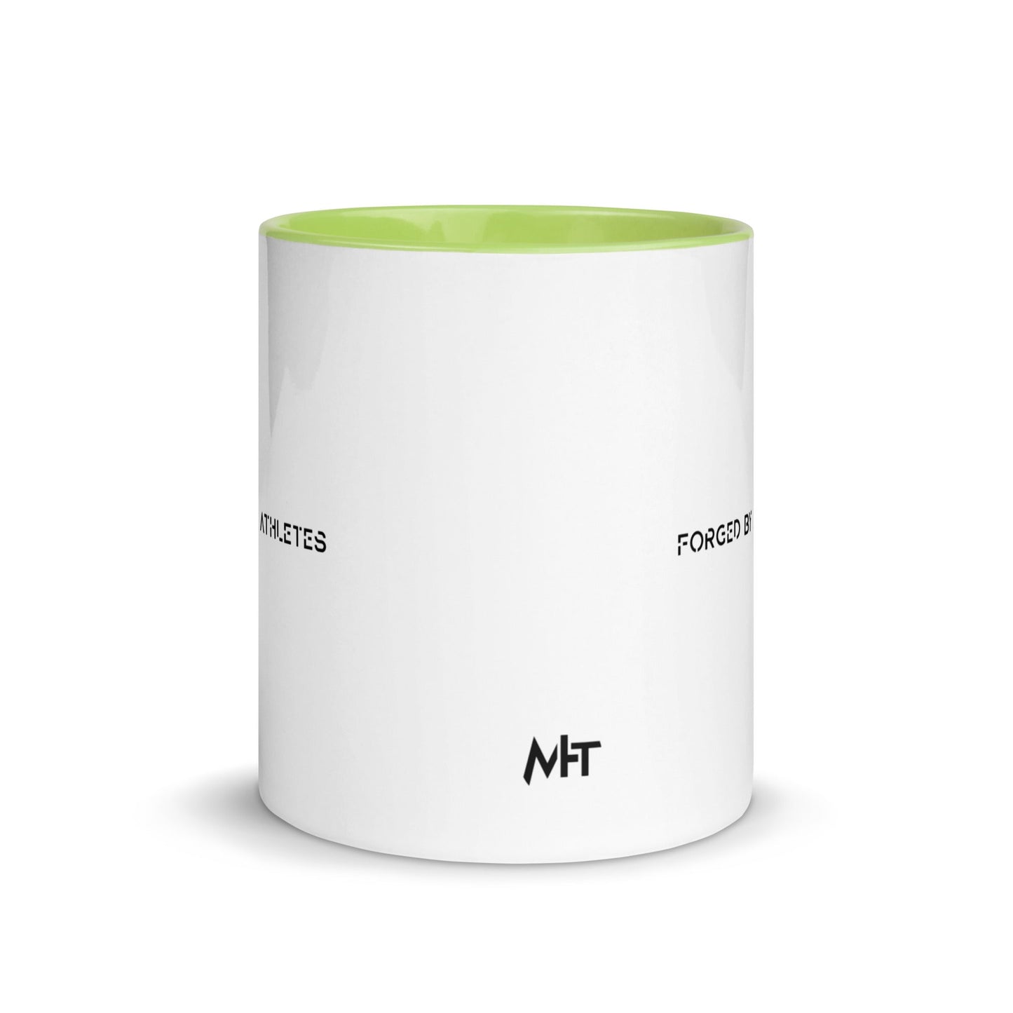 Forged by Athletes - Mug with Color Inside by DarkByteGear